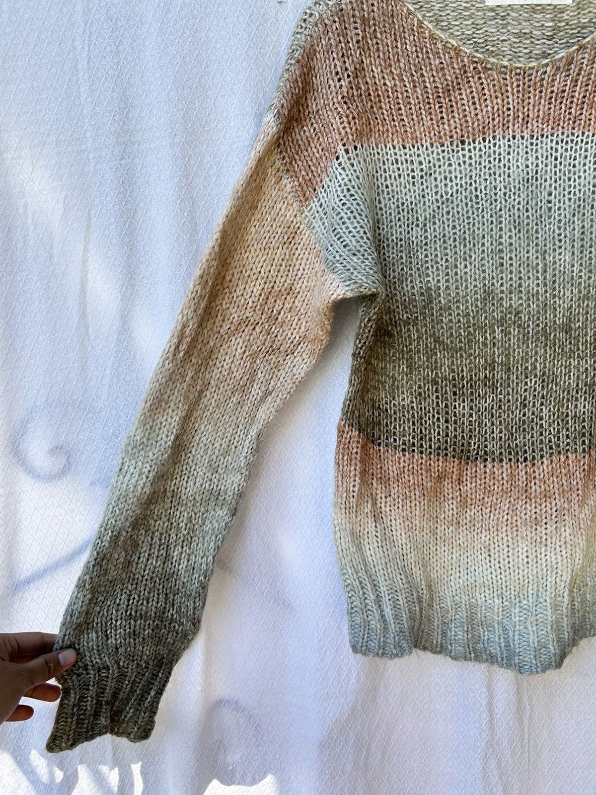 Hysteric Glamour × If Six Was Nine × Japanese Brand 💸BINDINGOFFER💸Novem fuzzy mohair open fishnet styled Size US M / EU 48-50 / 2 - 3 Thumbnail