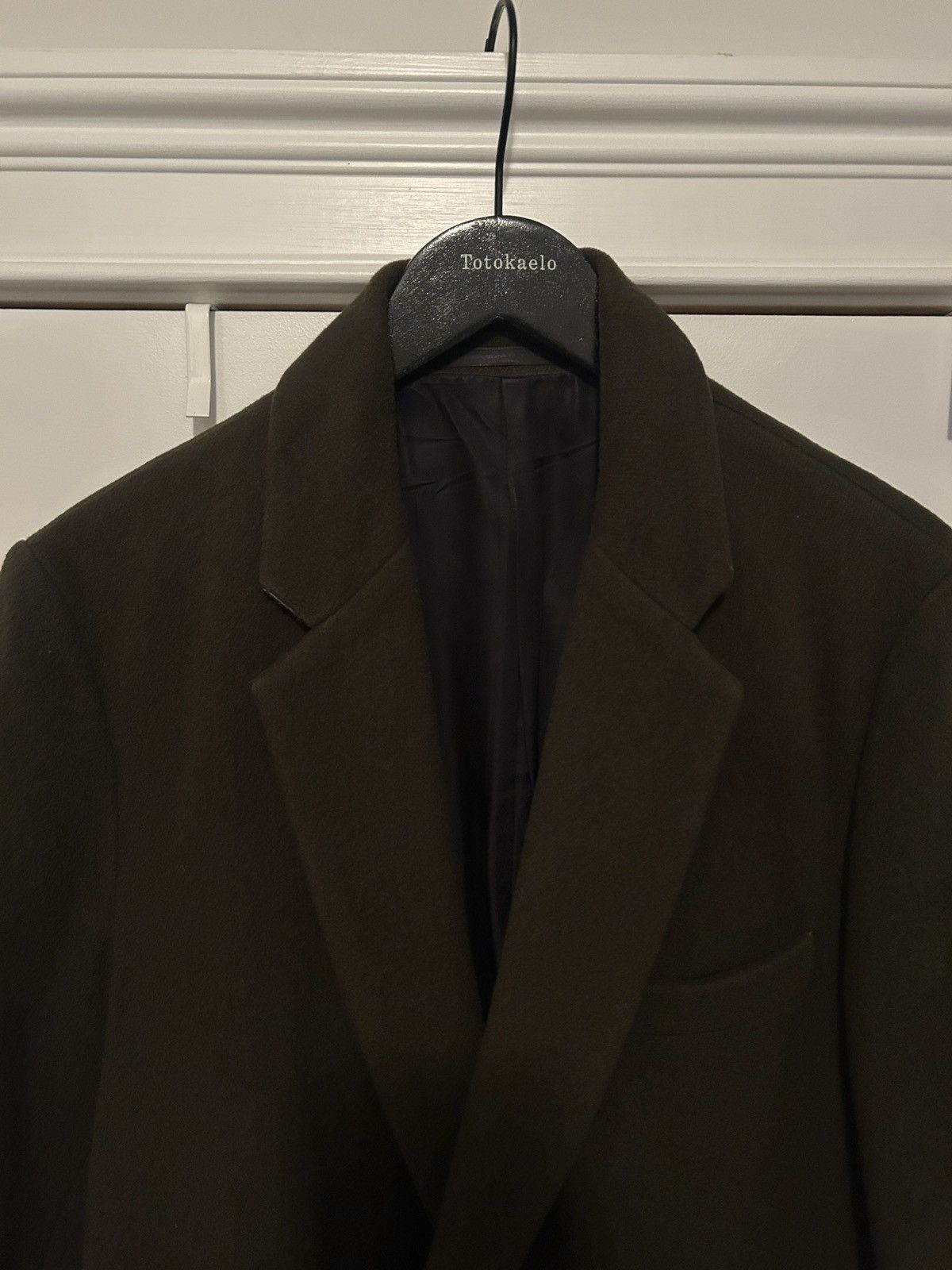 Tomorrowland Tomorrowland Double Breasted Olive Green Wool Coat Size US M / EU 48-50 / 2 - 3 Thumbnail