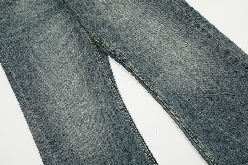 Vintage American retro high street washed denim jeans for men Size US 32 / EU 48 - 5 Thumbnail