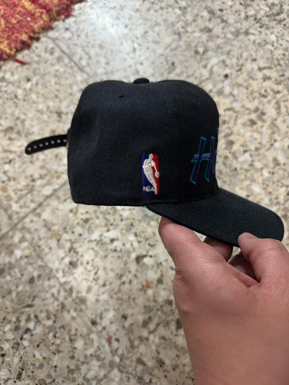 NBA × Sports Specialties Vintage Hornets Sport Specialties Double Script Black Dome Size ONE SIZE - 2 Thumbnail