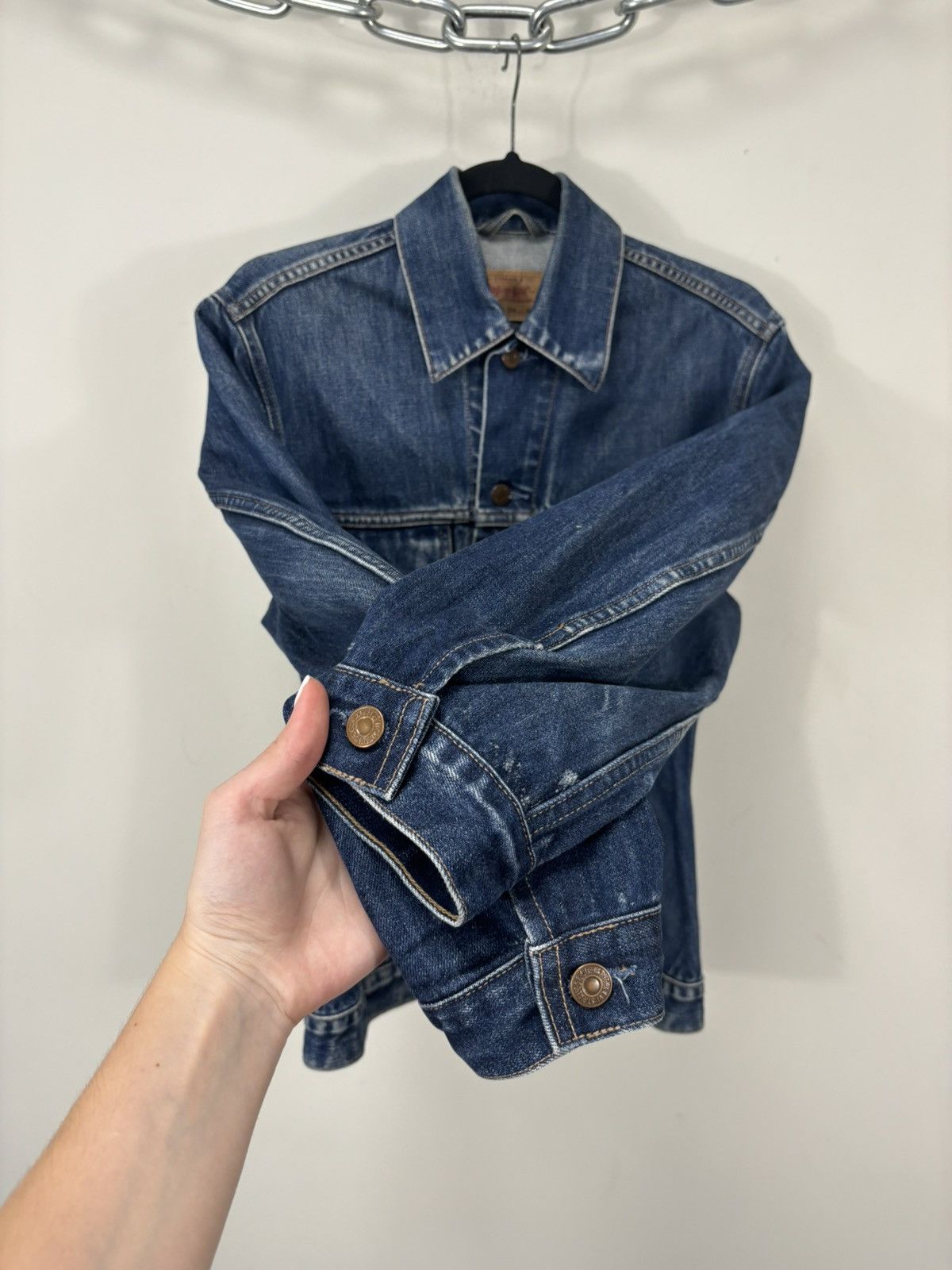 Levi's Vintage Levi’s Men’s USA Hype Blue Denim Jacket Size US M / EU 48-50 / 2 - 8 Thumbnail