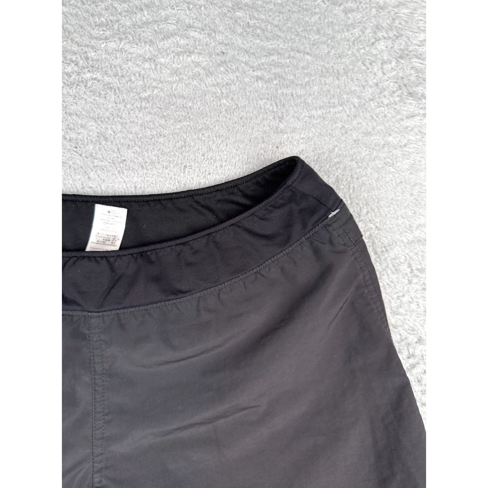 Patagonia Patagonia Shorts Women Medium Black Elastic Waist 100% Polyester Gym Run Workout Size 32" / US 10 / IT 46 - 5 Thumbnail