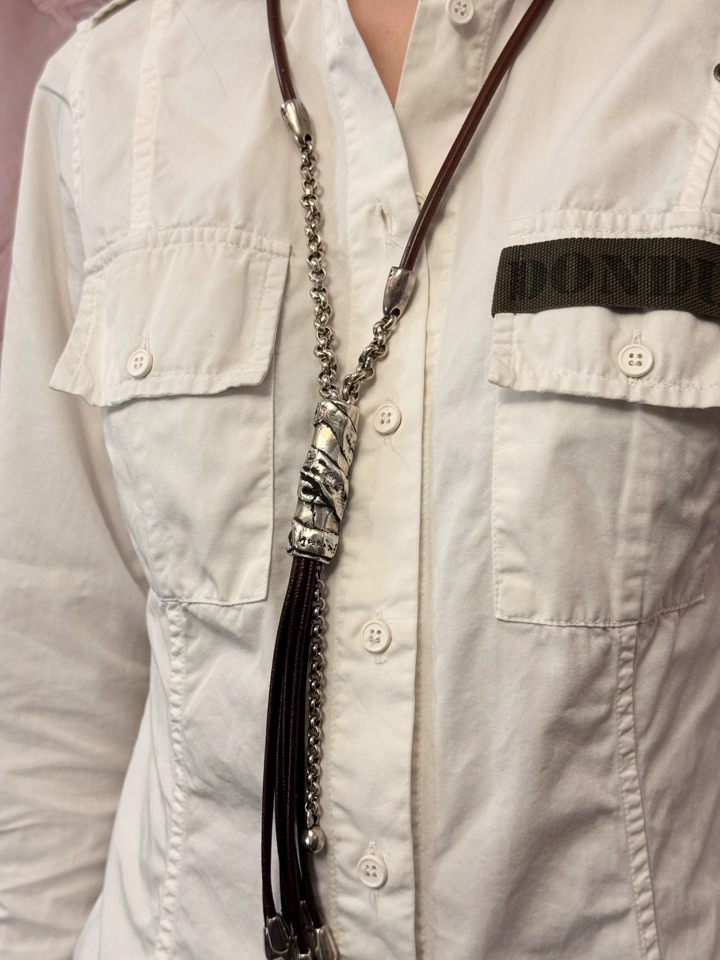 Vintage Spain Vintage Leather Cord Tassel Pendant Watch Chain Size ONE SIZE - 3 Thumbnail