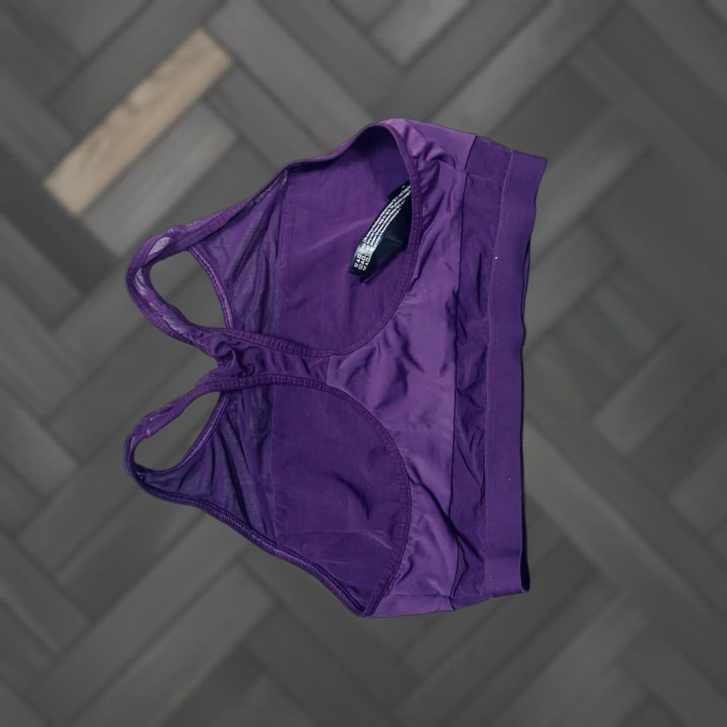 Victoria's Secret Victoria’s Secret Sport Logo Band Sports Bra Non-Padded Purple Medium Size ONE SIZE - 1 Thumbnail