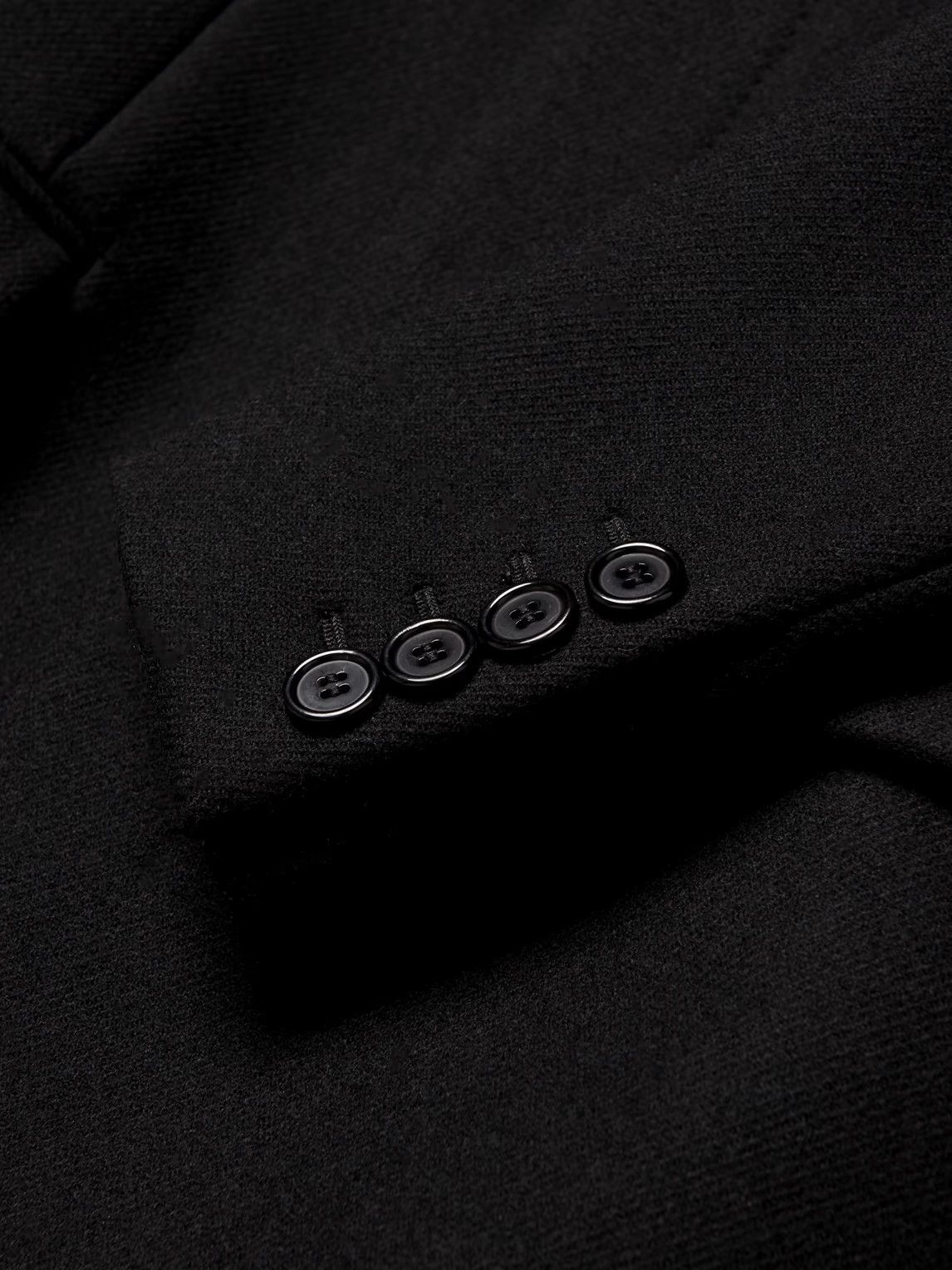 Saint Laurent Paris o1s1wg110825 Coat in Black Size US M / EU 48-50 / 2 - 2 Thumbnail