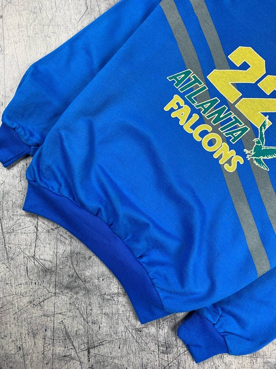 NFL Rare Vintage 1990’s NFL Atlanta Falcons Sweatshirt Blue XL Size US XL / EU 56 / 4 - 3 Thumbnail