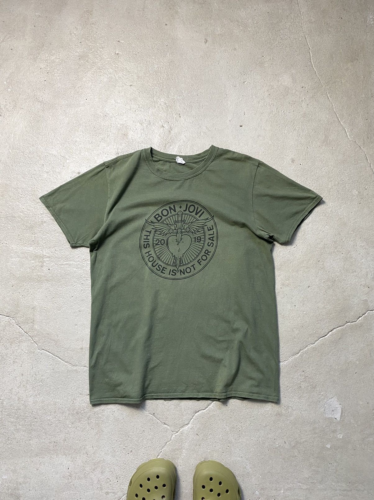 Band Tees Vintage Bon Jovi House Not For Sale Promo Album T Shirt Size US L / EU 52-54 / 3 - 1 Thumbnail