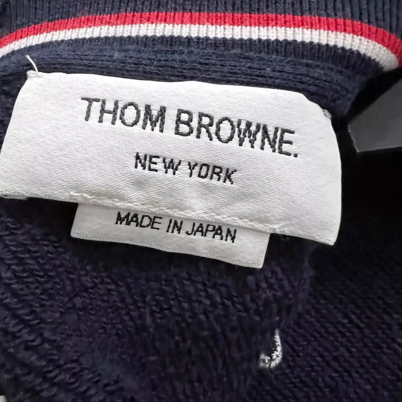 Thom Browne Thom Browne size3 Shark embroidered zipper hoodie Size US L / EU 52-54 / 3 - 5 Thumbnail