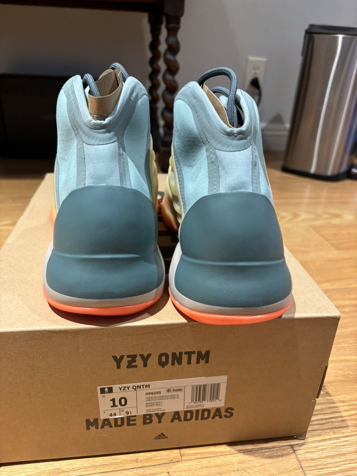 Adidas Adidas Yeezy Kanye west yzy qntm hi res coral size 10 Size US 10 / EU 43 - 3 Thumbnail