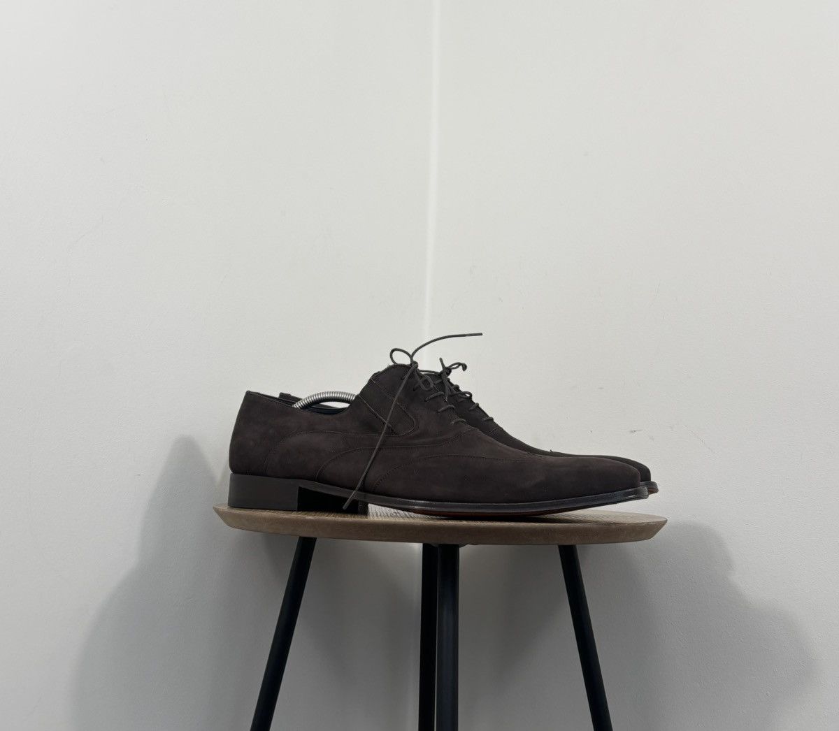 Mezlan Mezlan Hoffman Men’s NEW Brown Suede Leather Dress Shoes Size US 14 / EU 47 - 1 Thumbnail