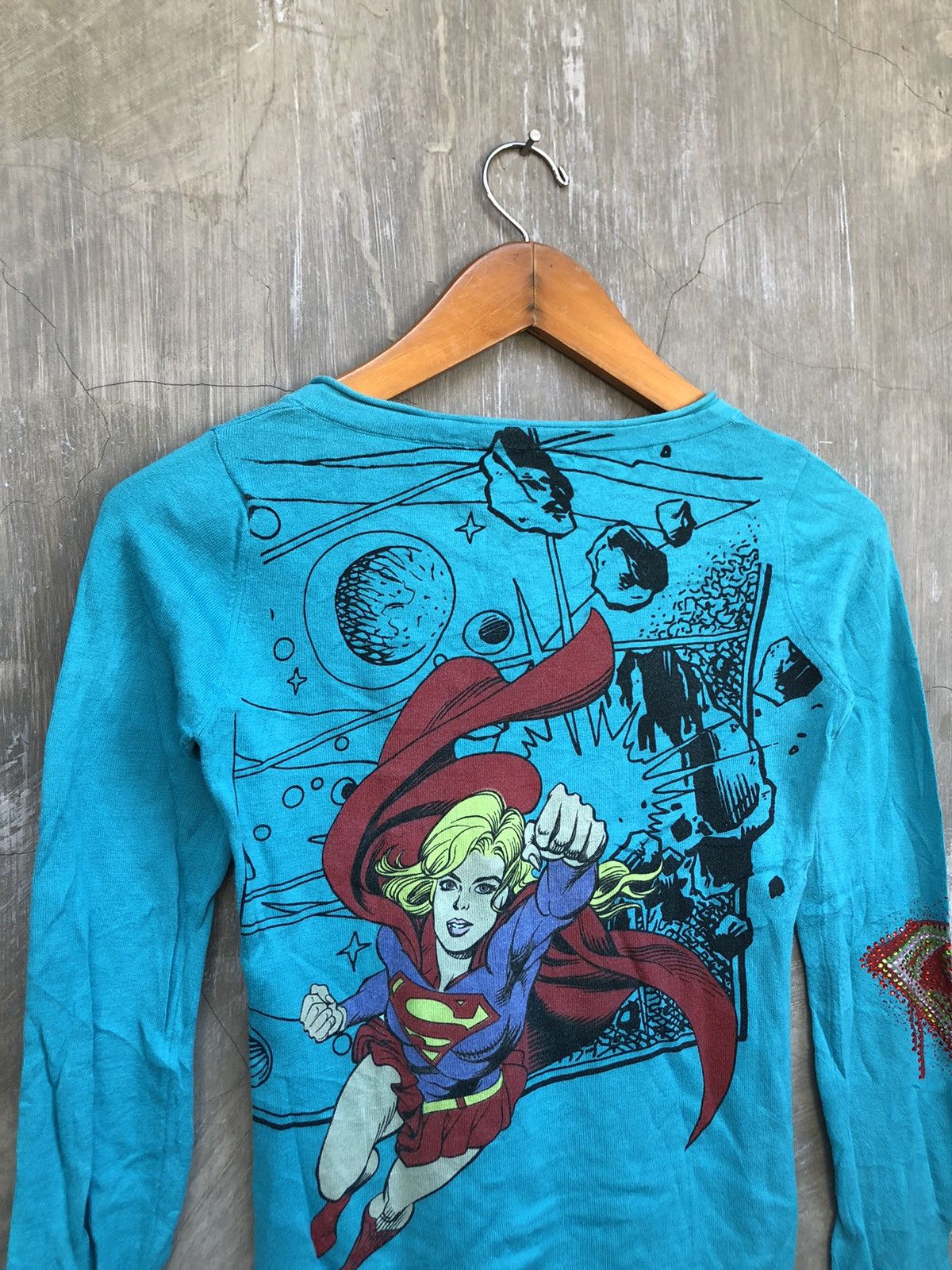 Japanese Brand Y2K Vintage Raw 7 “Superman” Long Sleeve T-shirt Size S / US 4 / IT 40 - 11 Thumbnail