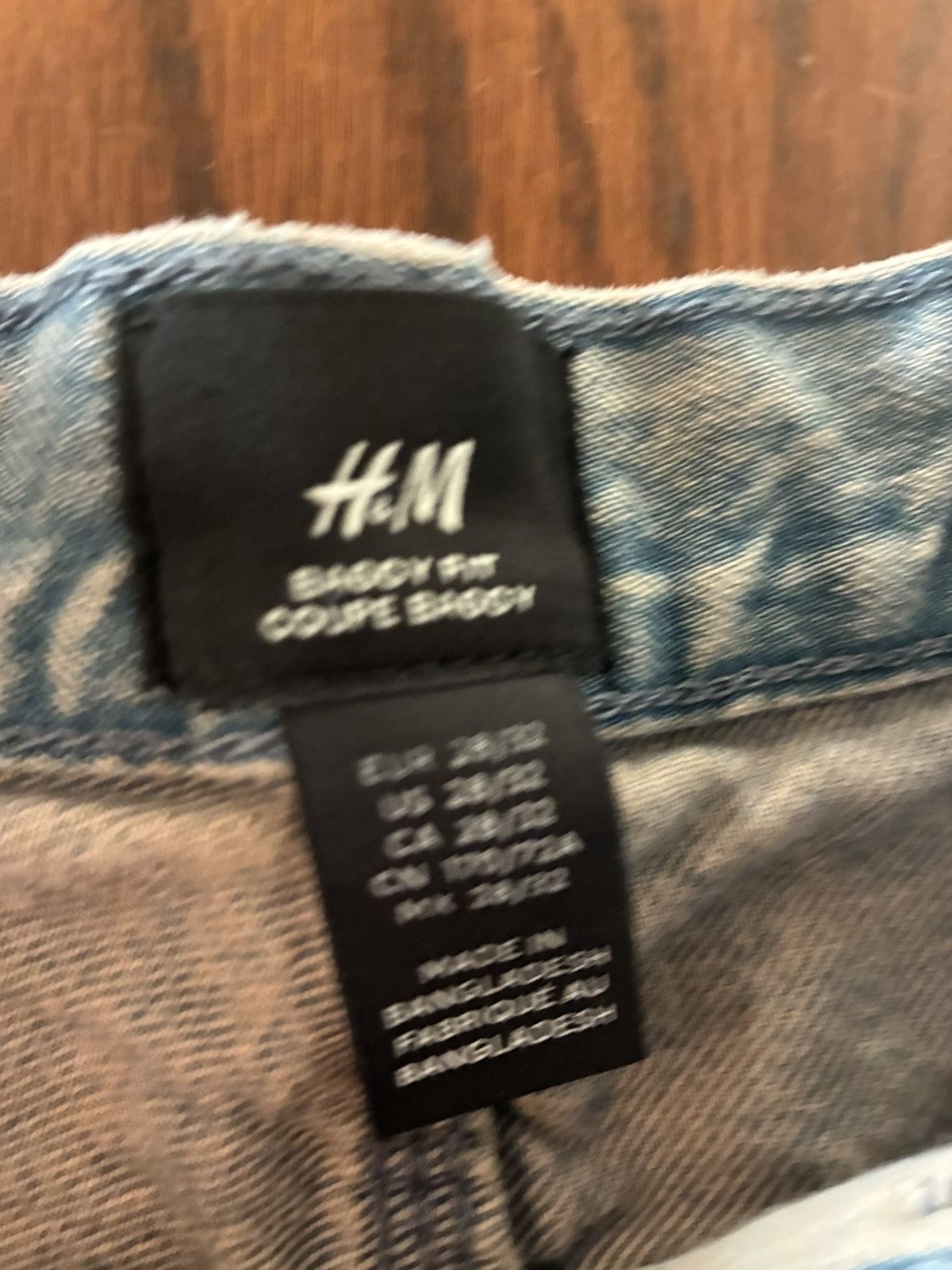 H&M “H&M Baggy Fit pants – Oversized Coupe / Y2K Streetwear” Size US 28 / EU 44 - 3 Thumbnail