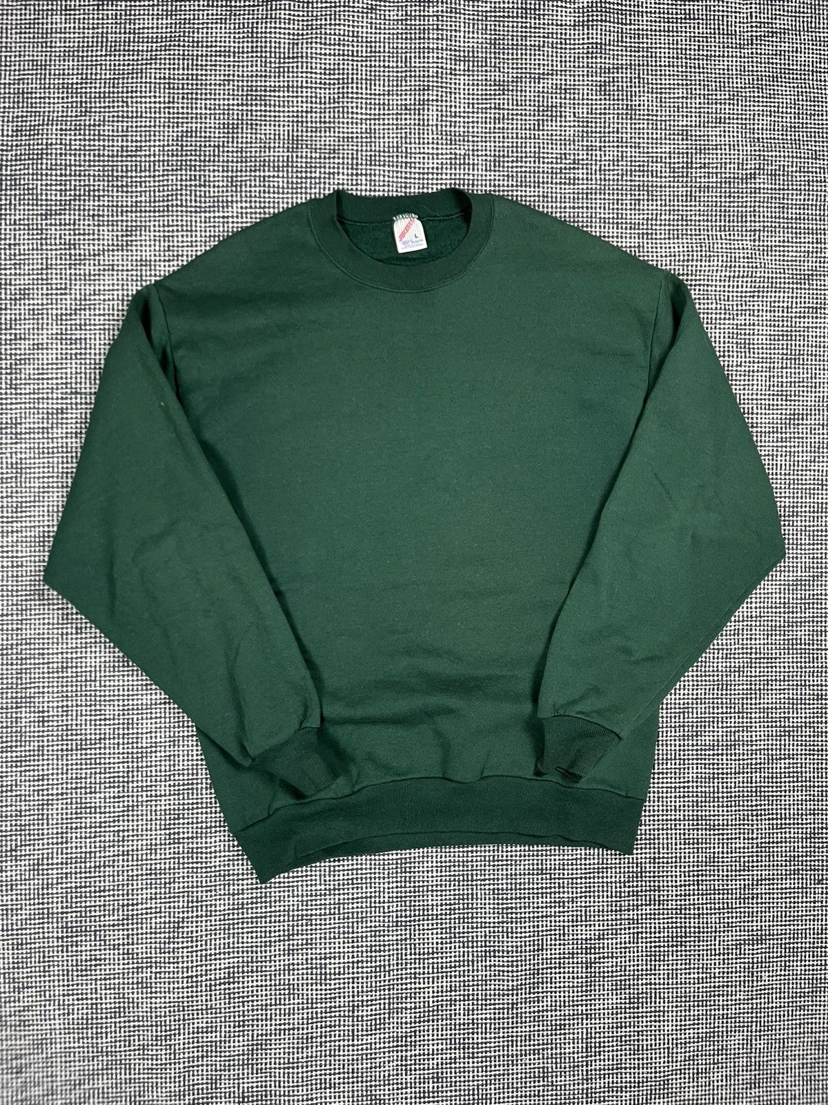 Jerzees Blank 80s/90s Jerzees bottle green essential crewneck Size US L / EU 52-54 / 3 - 1 Thumbnail