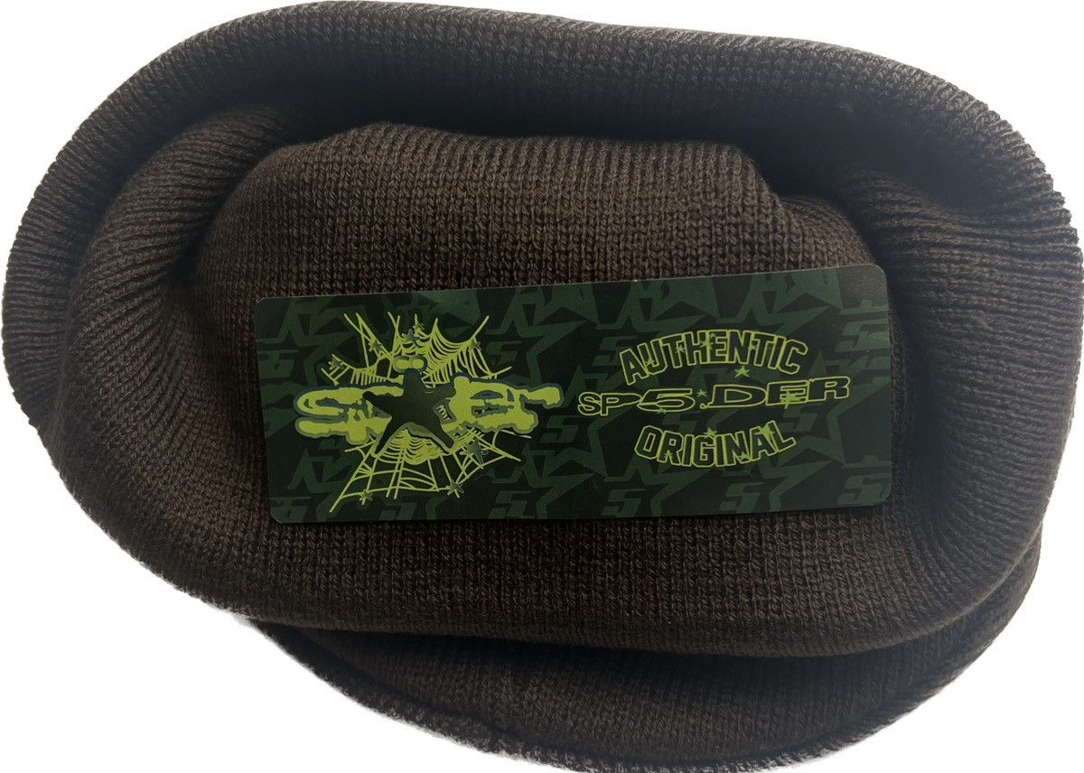 Sp5der Sp5der Rhinestone Beanie Size ONE SIZE - 4 Thumbnail