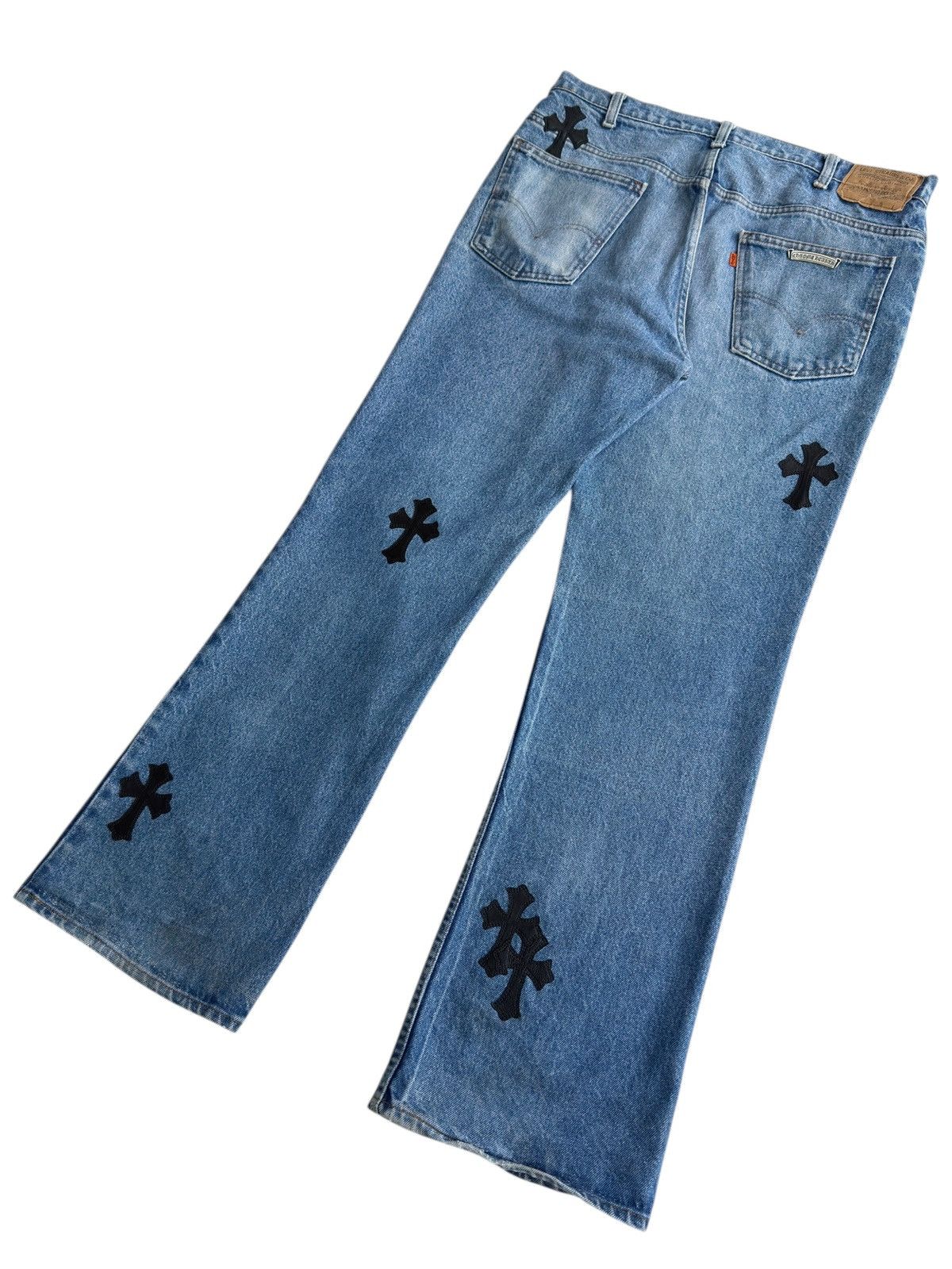 Chrome Hearts Chrome Hearts Flooded Patched 517 Levi’s Denim Jeans Size US 36 / EU 52 - 4 Thumbnail