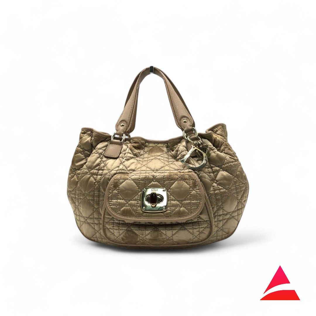 Dior Dior - Cannage Handbag Shoulder Bag Charm Turnlock Quilted Size ONE SIZE - 1 Thumbnail