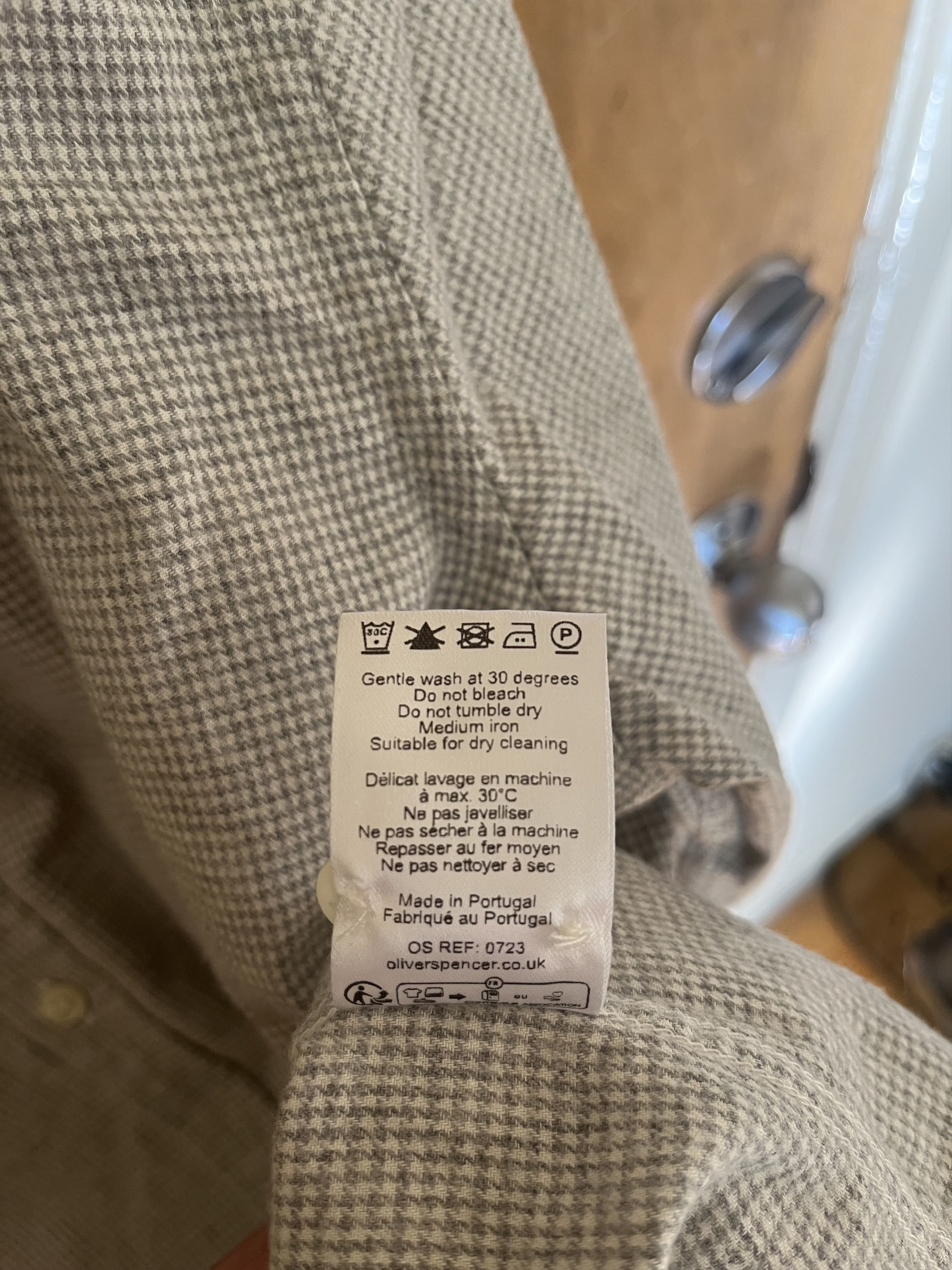 Oliver Spencer Clerkenwell Tab Shirt - Drummond Grey Size US M / EU 48-50 / 2 - 11 Thumbnail