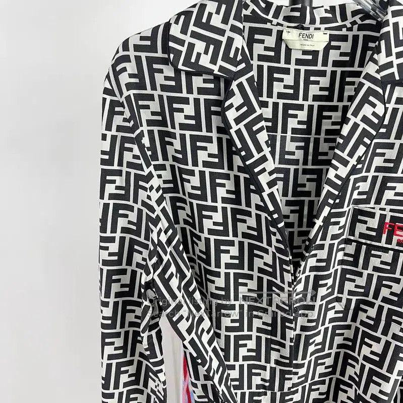Fendi Fendi Multicolor Silk Dress Size M . Size M / US 6-8 / IT 42-44 - 2 Thumbnail