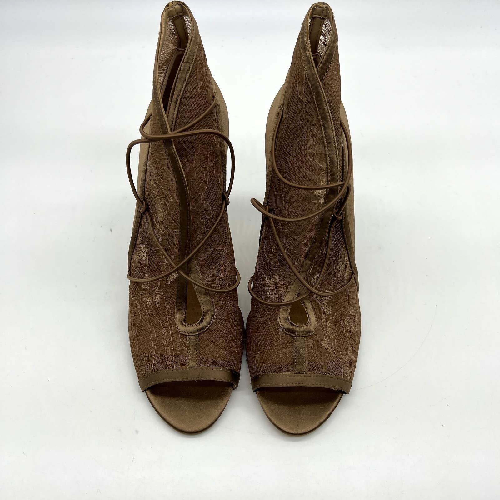Other G.I.L.I. Peep Toe Heel Size 9 M Elastic Front Booties Size US 9 / IT 39 - 3 Thumbnail