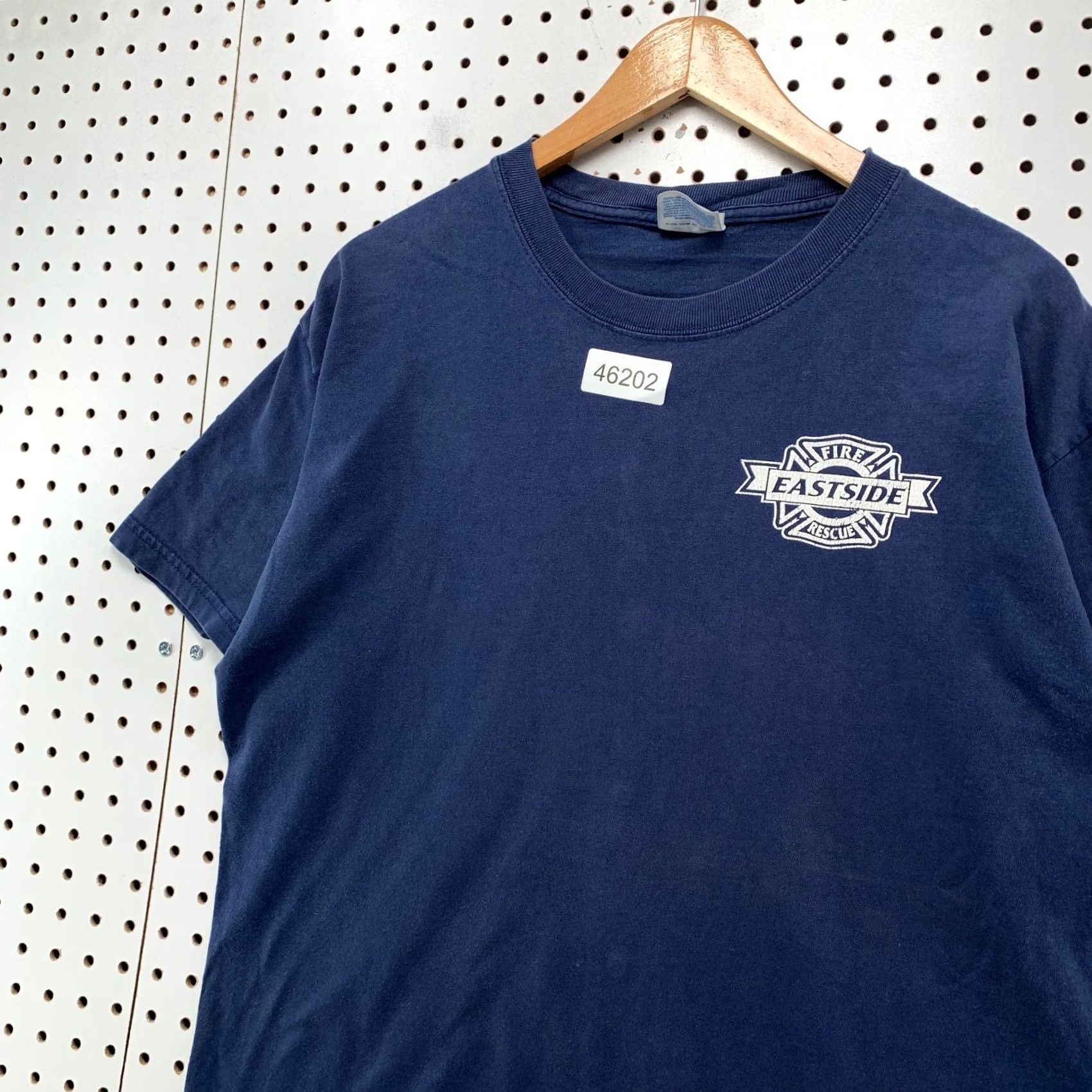 Hanes Vintage Eastside Fire Rescue Shirt Mens Large Navy Blue USA Fire Department FIre Department USA Shirt Size US L / EU 52-54 / 3 - 6 Thumbnail