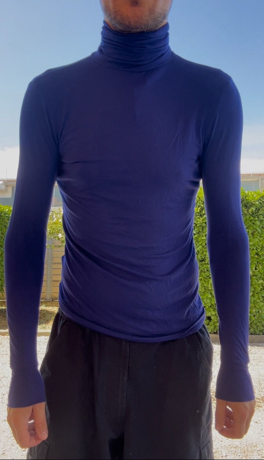 Raf Simons 2 yellow&blue lupetto micromodal sweater knit NEW rick owens Size US M / EU 48-50 / 2 - 3 Thumbnail