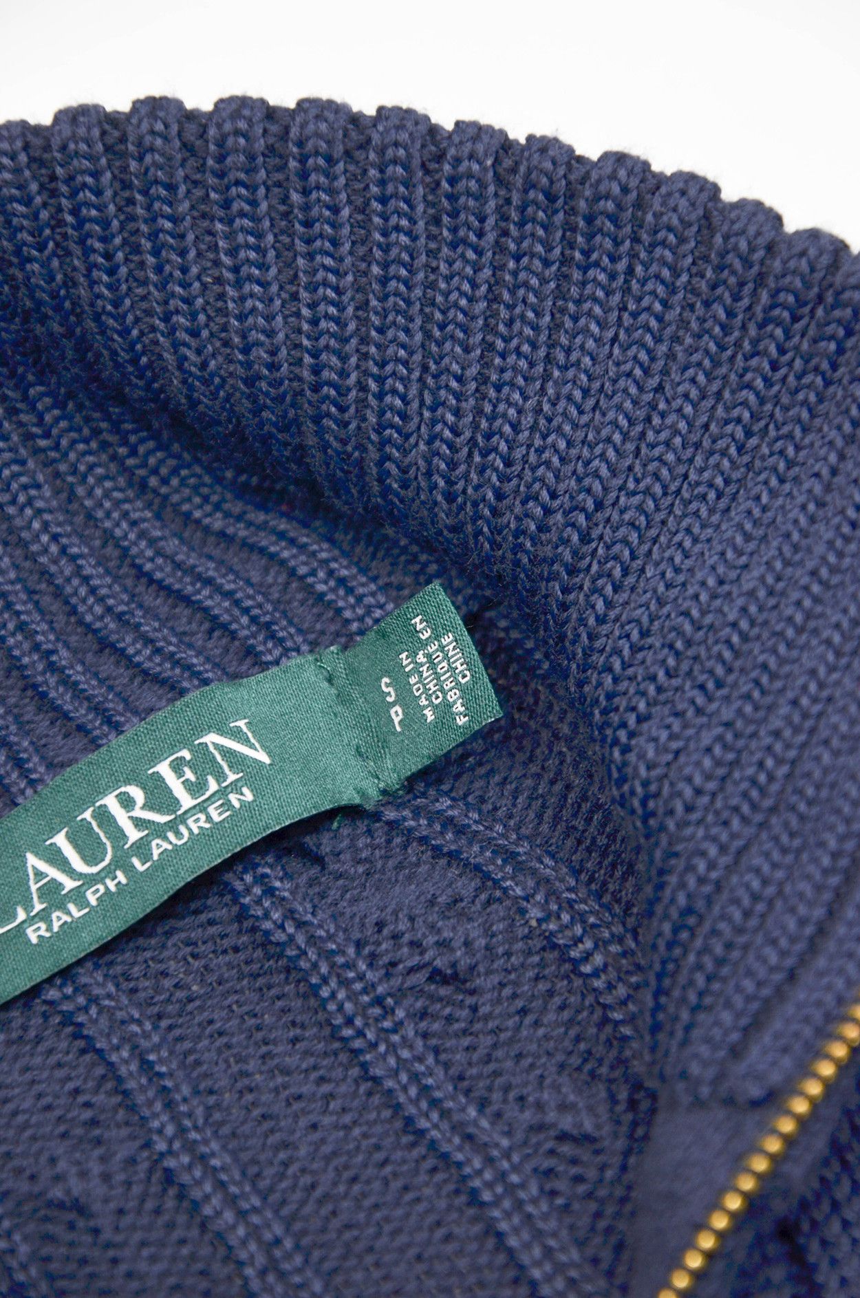 Lauren Ralph Lauren × Ralph Lauren LAUREN RALPH LAUREN Knit Zip Blue Jacket Size S / US 4 / IT 40 - 9 Thumbnail