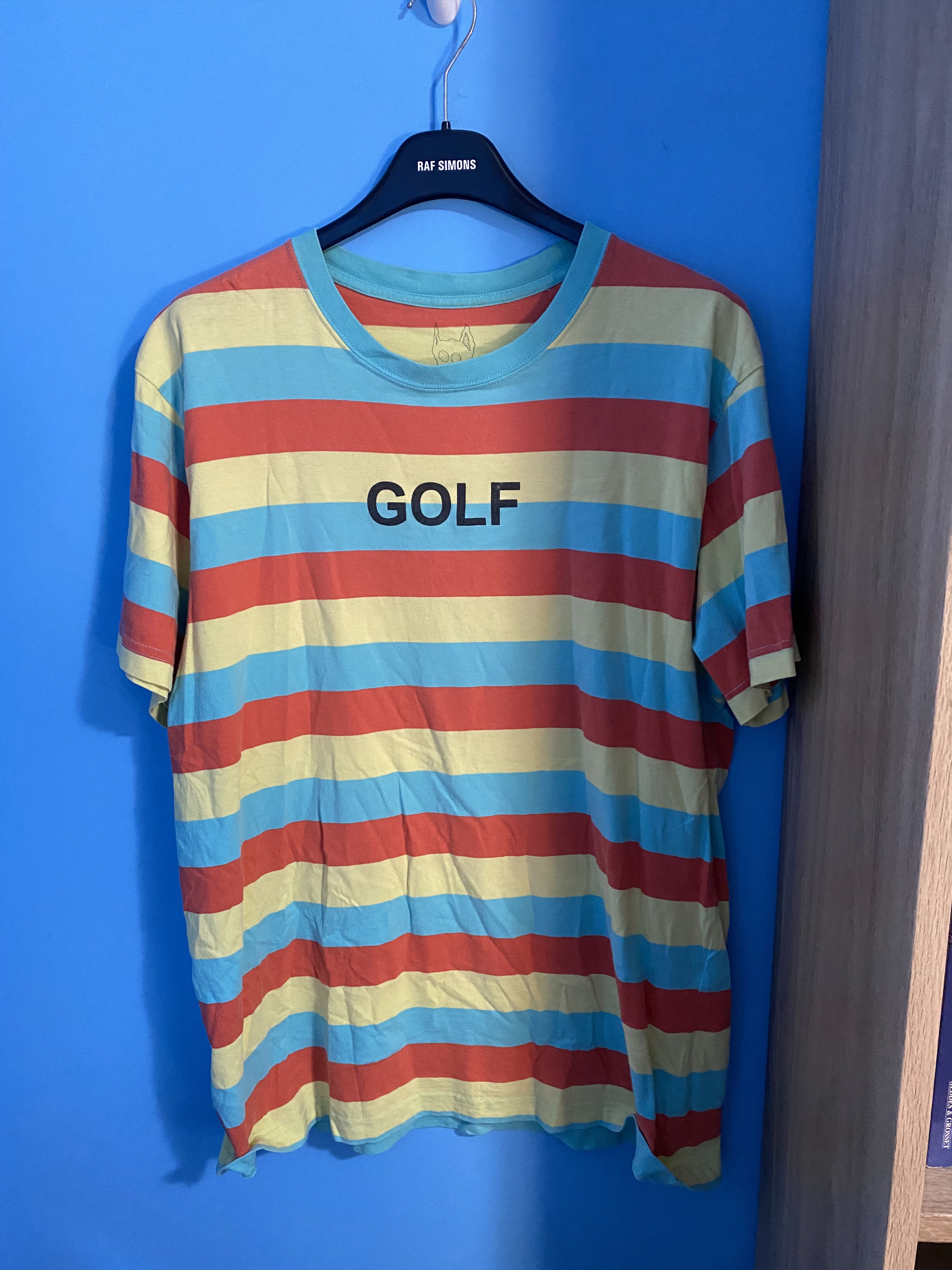 Golf Wang Golf Wang SS14 Striped Logo Tee Size US XL / EU 56 / 4 - 1 Thumbnail