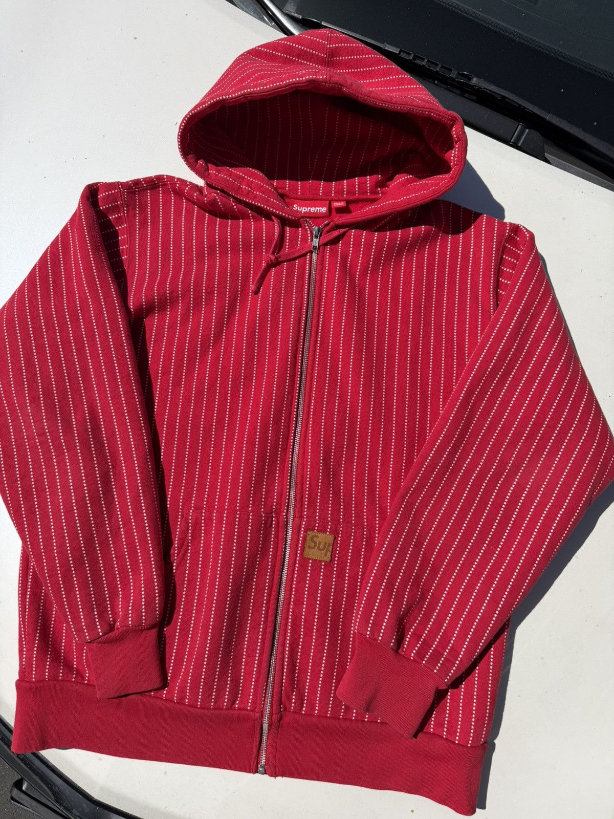 Supreme Supreme 2010 Star Pin Stripe Jacket Size US XL / EU 56 / 4 - 1 Thumbnail