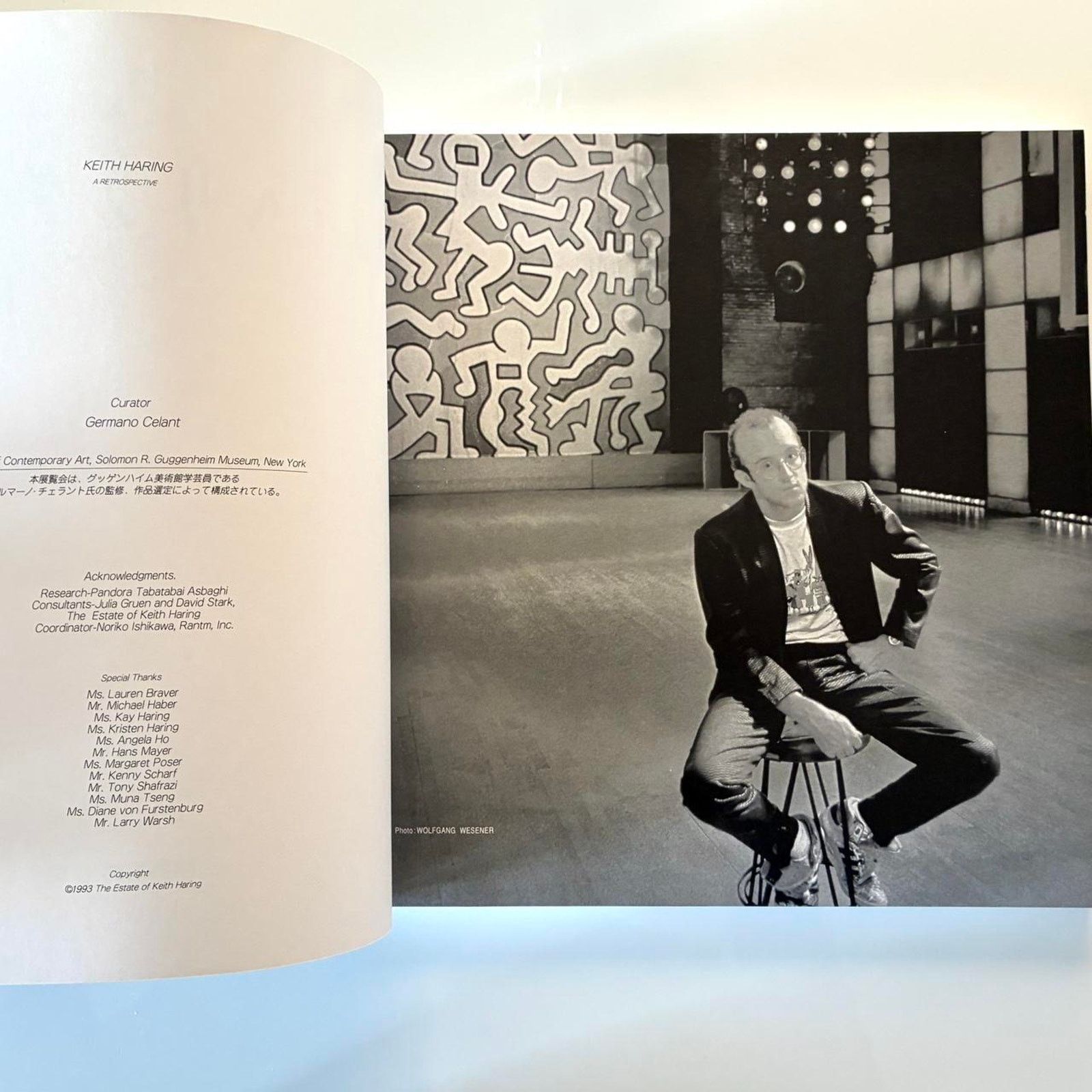 Andy Warhol × Jean-Michel Basquiat × Keith Haring Keith Haring graphic A RETROSPECTIVE art books Size ONE SIZE - 5 Thumbnail