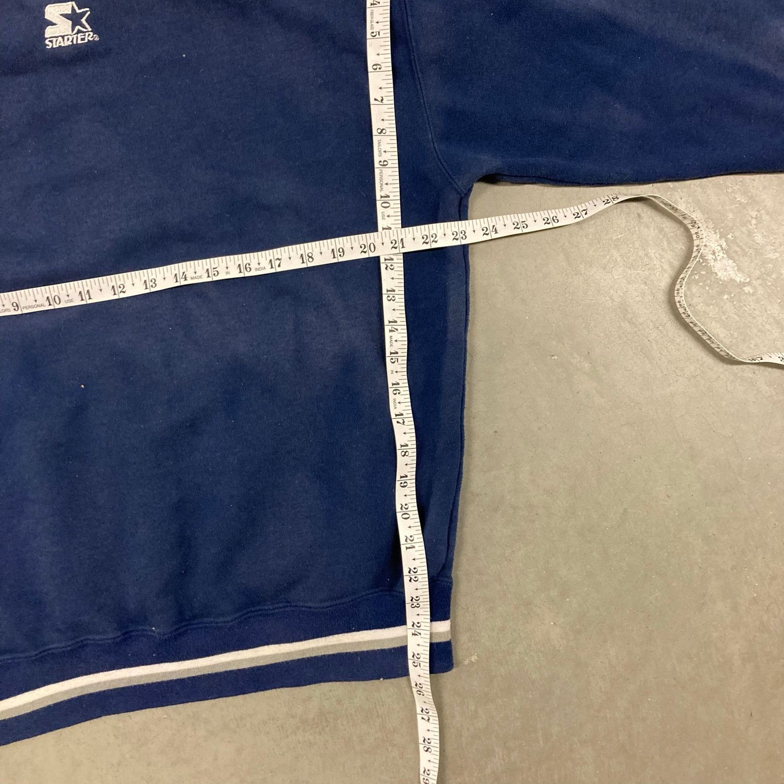 Starter × Vintage vintage 90s thrashed Dallas cowboys starter hoodie Size US M / EU 48-50 / 2 - 3 Thumbnail