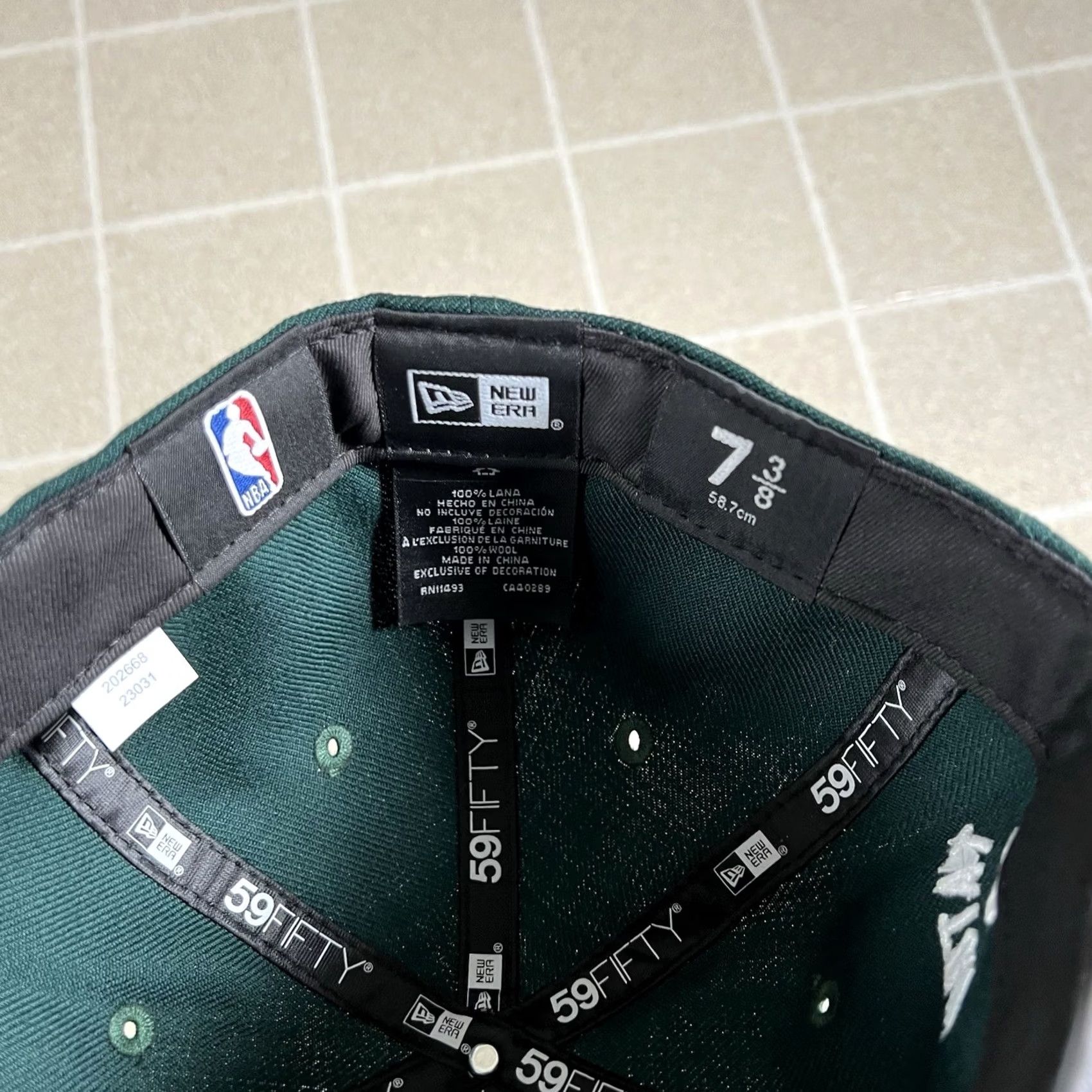 New Era New Era Celtics Jayson Tatum Green Hat Exclusive Fitted NBA Cap 7 3/8 Men Green Cap Size ONE SIZE - 7 Thumbnail