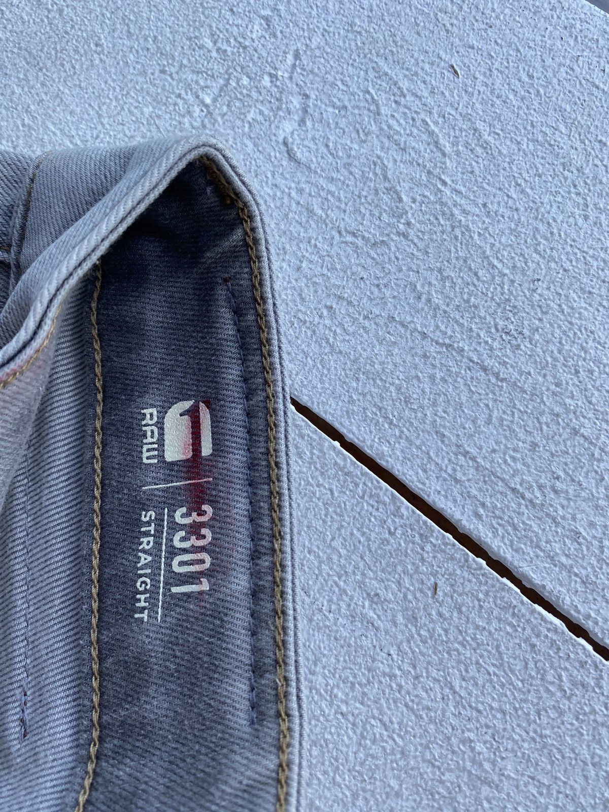 G-Star 🔗G Star Raw Gray Opium Punk 3301 Straight Jeans Relaxed Size US 32 / EU 48 - 5 Thumbnail