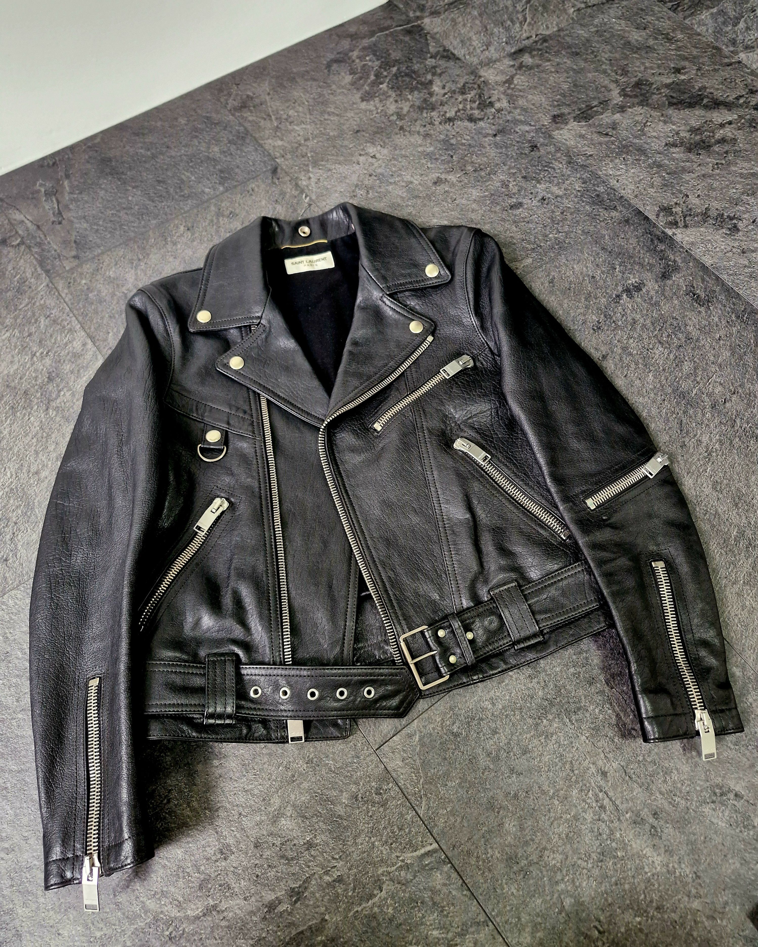 Saint Laurent Paris FW15 Saint Laurent Paris D-ring Leather Jacket Size US XXS / EU 40 - 9 Thumbnail