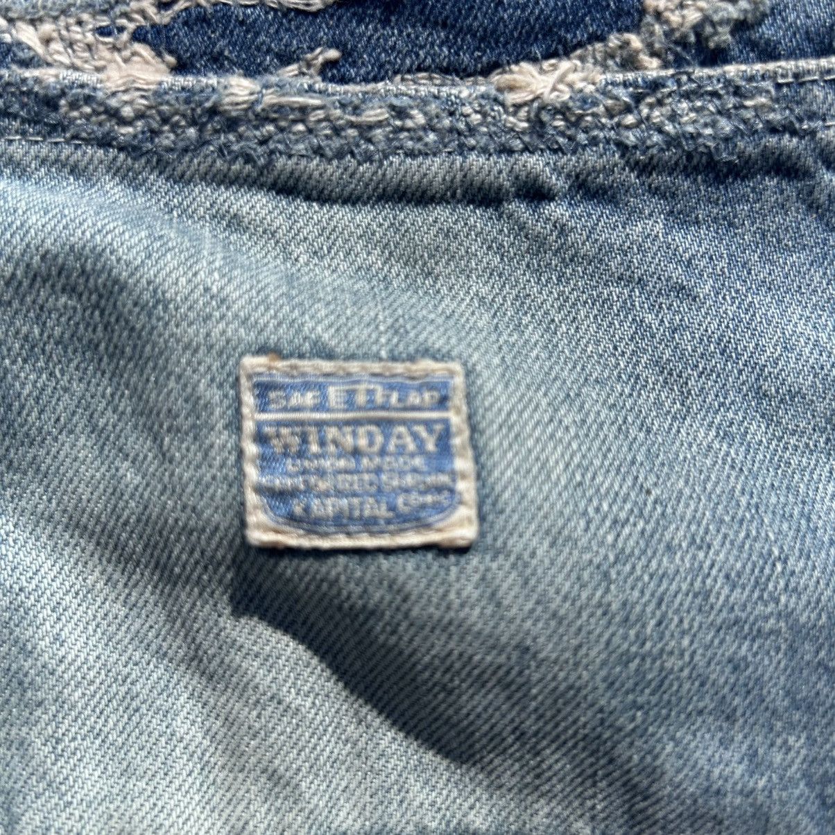 Kapital Kountry Kapital Damaged Denim Patchwork Painter Pants Made in Japan Size US 32 / EU 48 - 6 Thumbnail