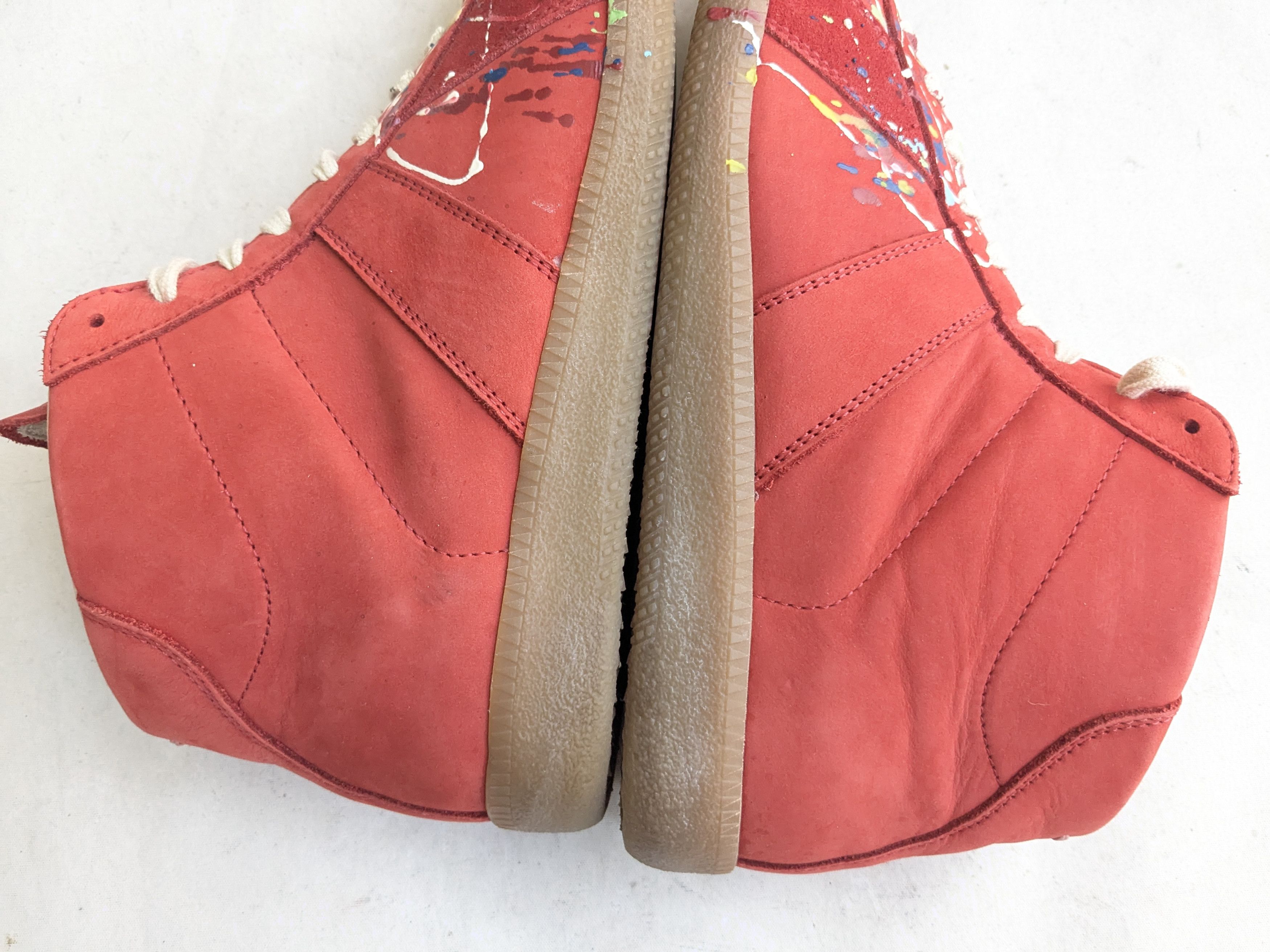 Maison Margiela Maison Margiela GAT Replica Red Paint Splatter 9 42 Size US 9 / EU 42 - 9 Thumbnail
