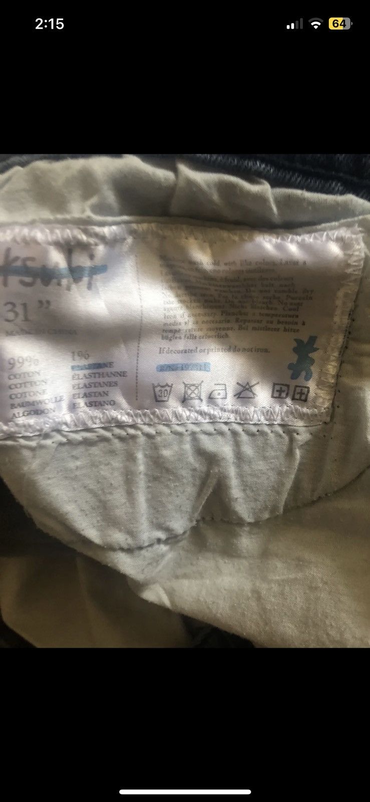 Ksubi Ksubi Chitch Backwards Blues Size 31 Size US 31 - 4 Thumbnail