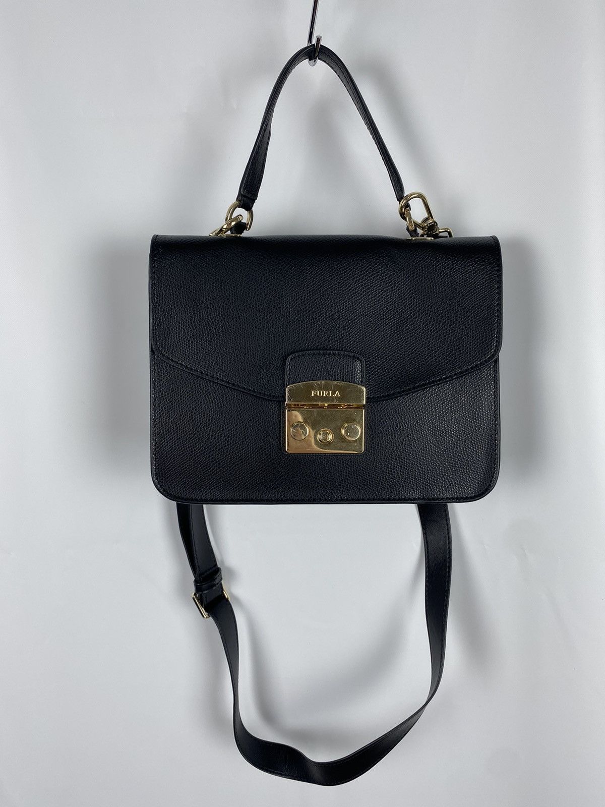 Furla Furla Genuine Leather Metropolis Top Handle Crossbody Bag Size ONE SIZE - 1 Thumbnail