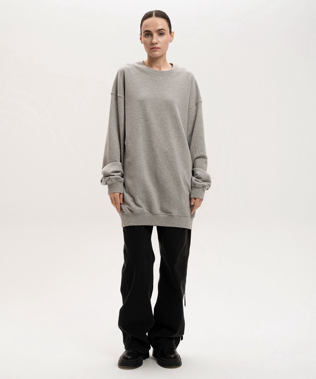 Ann Demeulemeester Last Ann Demeulemeester Sunset Bleeding Grey Sweatshirt Size XS / US 0-2 / IT 36-38 - 3 Thumbnail