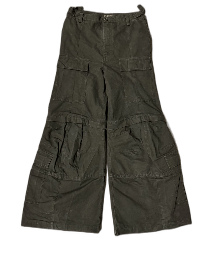 Balenciaga Balenciaga Flared Cargo Pants Size L-2505 Size US 34 / EU 50 - 1 Thumbnail