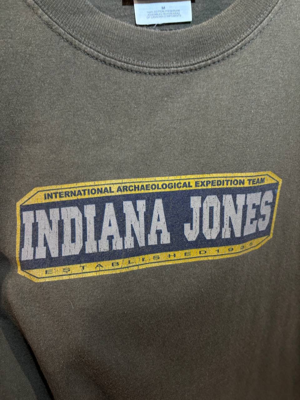 Vintage Indiana Jones vintage T-shirt Size:M Size US M / EU 48-50 / 2 - 4 Thumbnail