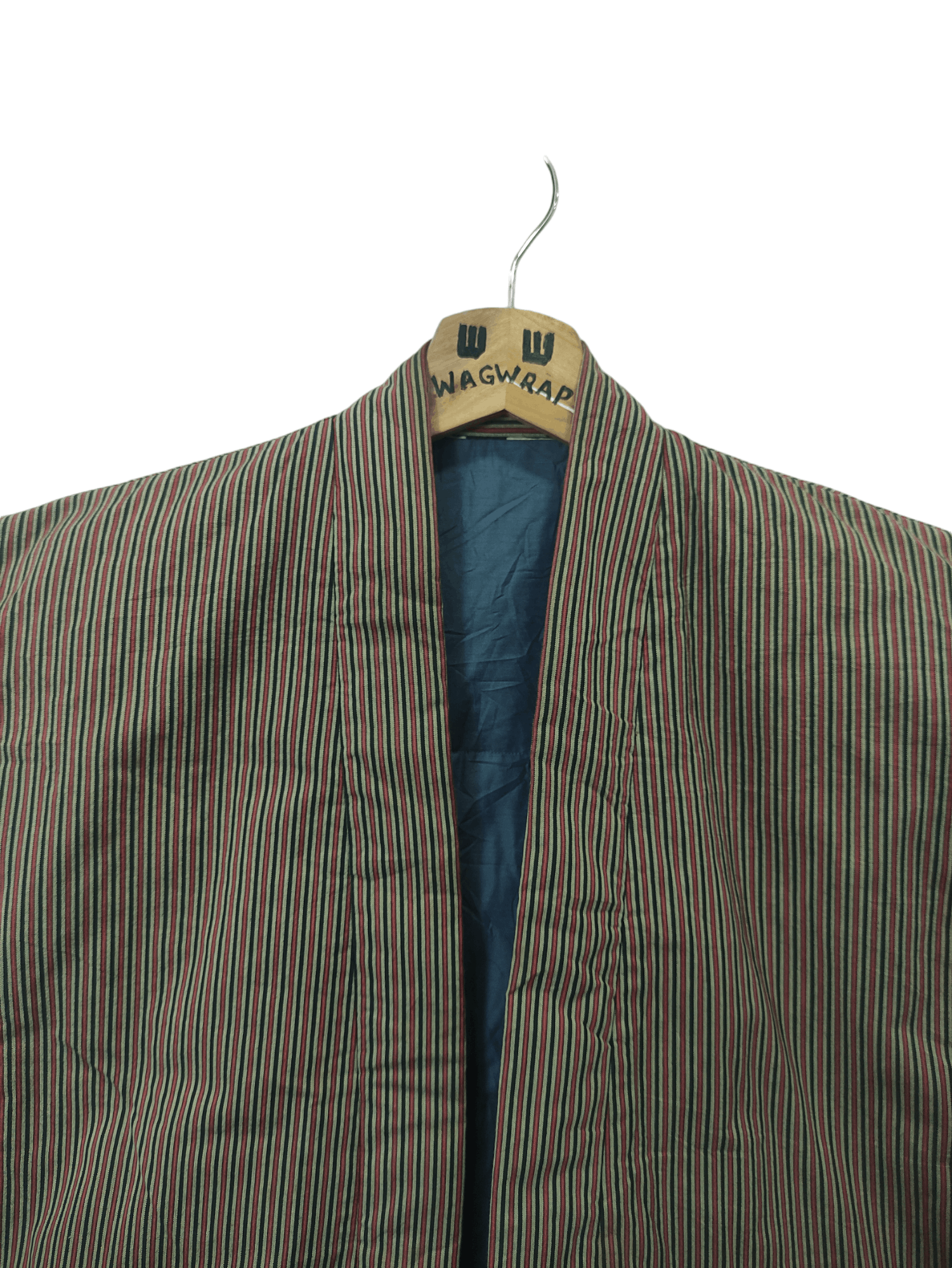 Japanese Brand TINY STRIPES PUFFER KIMONO VEST JACKET Size US M / EU 48-50 / 2 - 5 Thumbnail