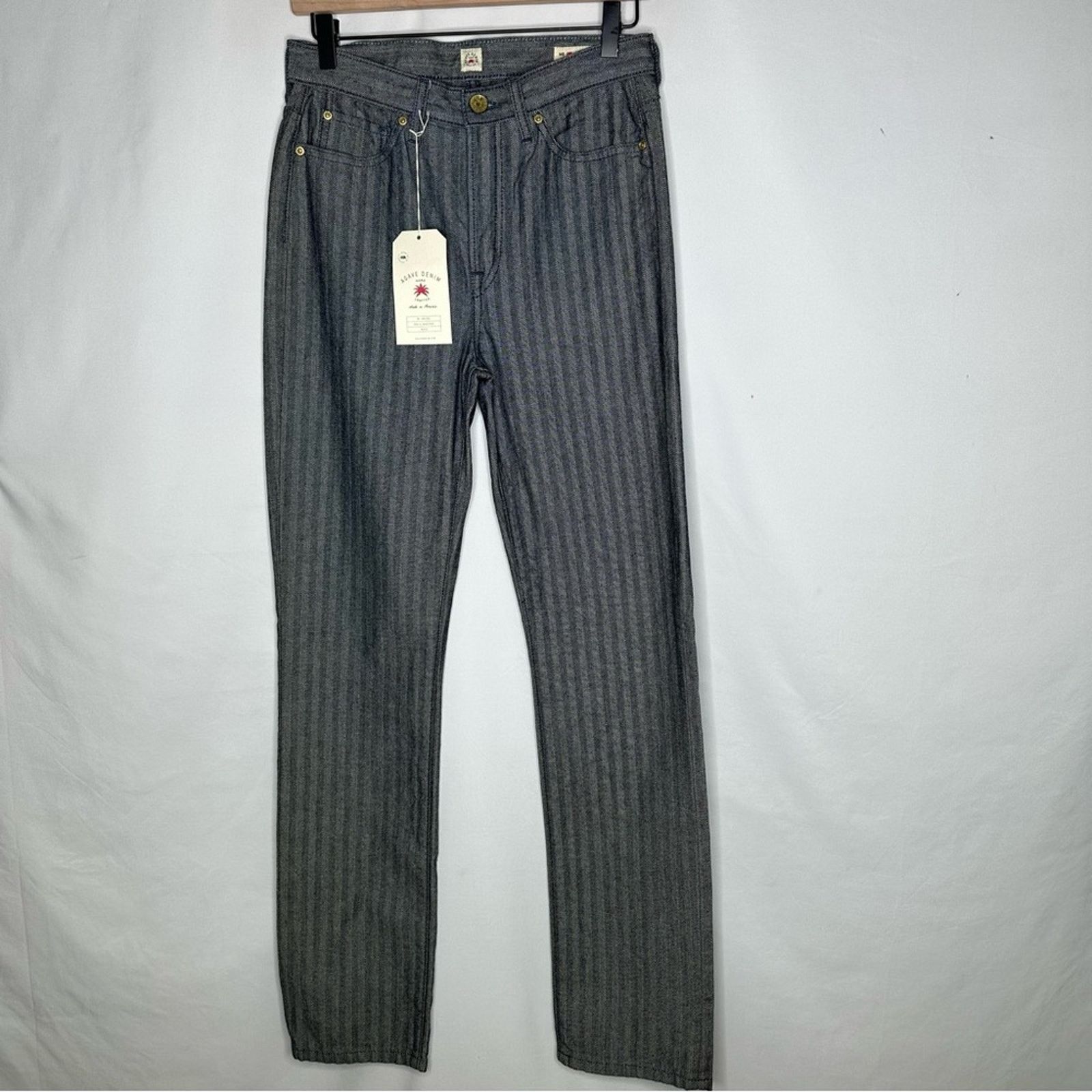 AGAVE Men's Denim High Rise Straight Jeans NWT in Size 27