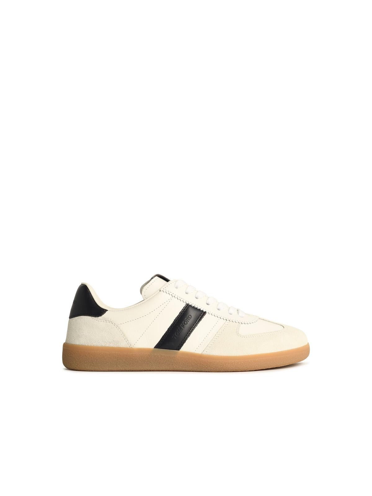 Tom Ford TOM FORD 'Archer' White Suede Sneakers Size US 7 / EU 40 - 1 Thumbnail