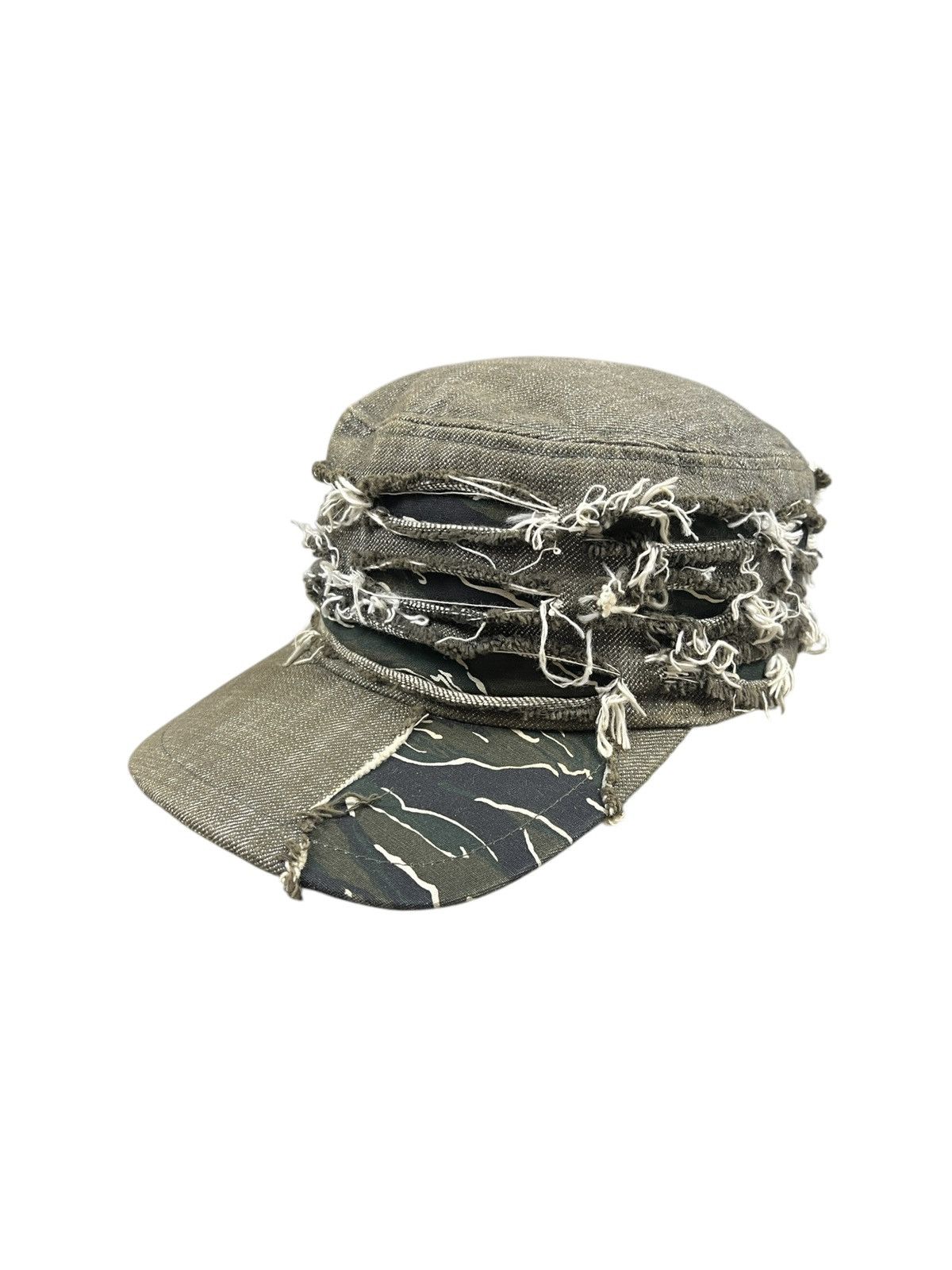 Avirex Avirex Tiger Stripes Distressed Army Hat Size ONE SIZE - 1 Thumbnail