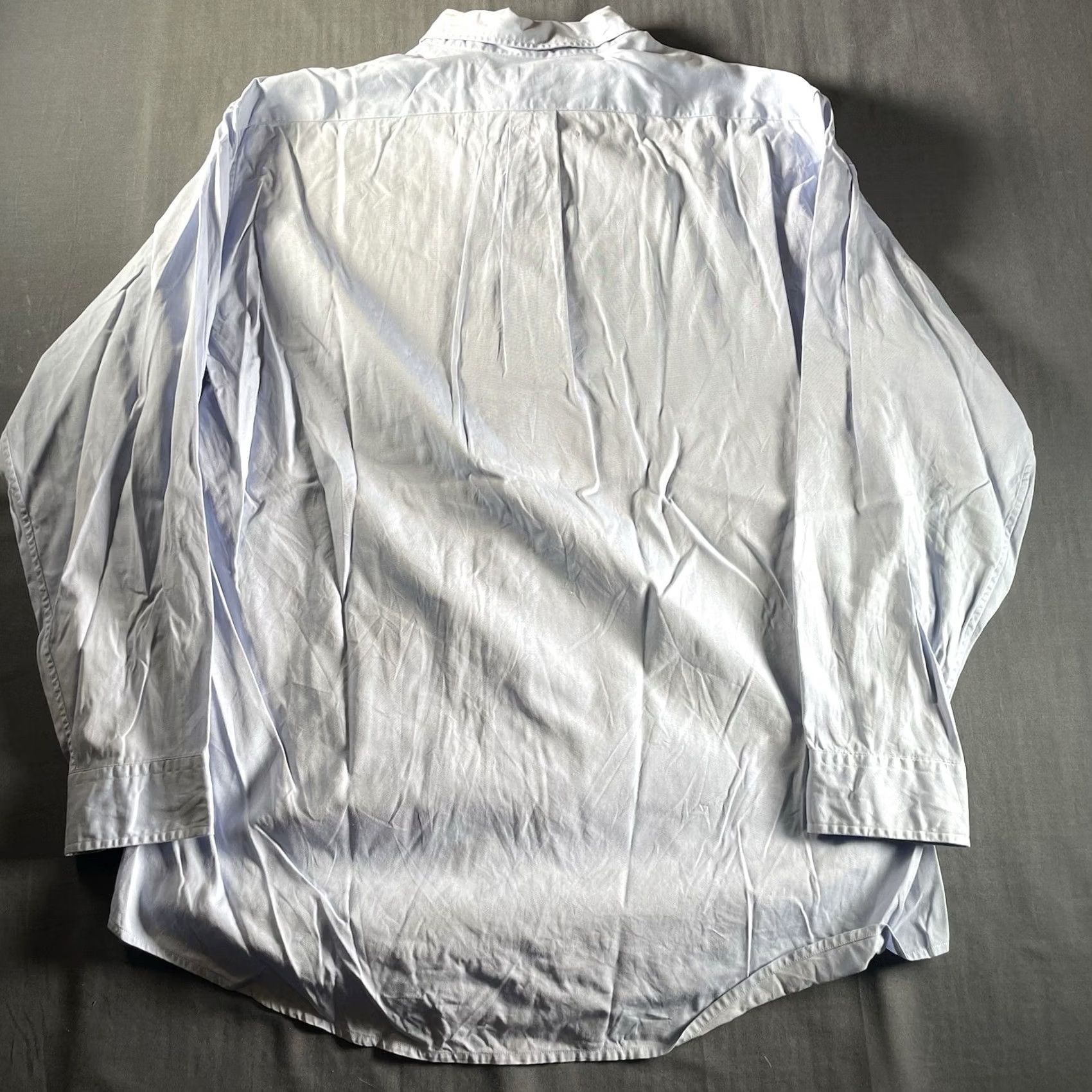 J.Crew VINTAGE J.CREW Oarsman Shirt Mens XL 16-33 Light Blue Long Sleeve Button-Down Collar Regular Size US XL / EU 56 / 4 - 6 Thumbnail
