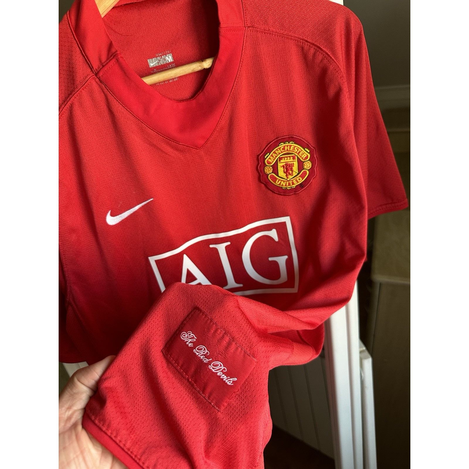 Nike MANCHESTER UNITED ROONEY 2007 2009 HOME SHIRT JERSEY NIKE Size US M / EU 48-50 / 2 - 5 Thumbnail