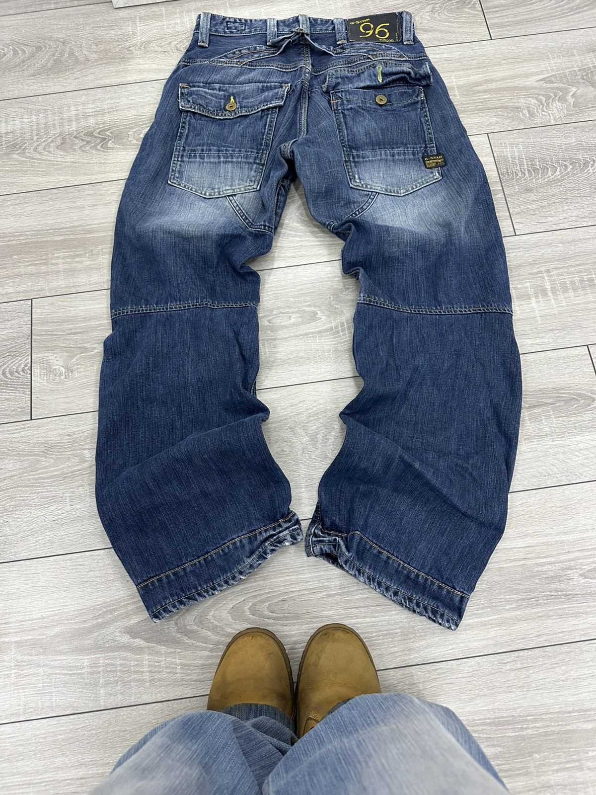 G-Star G-Star Raw 96 Vintage Y2K Jeans Distressed Baggy Size US 32 / EU 48 - 3 Thumbnail