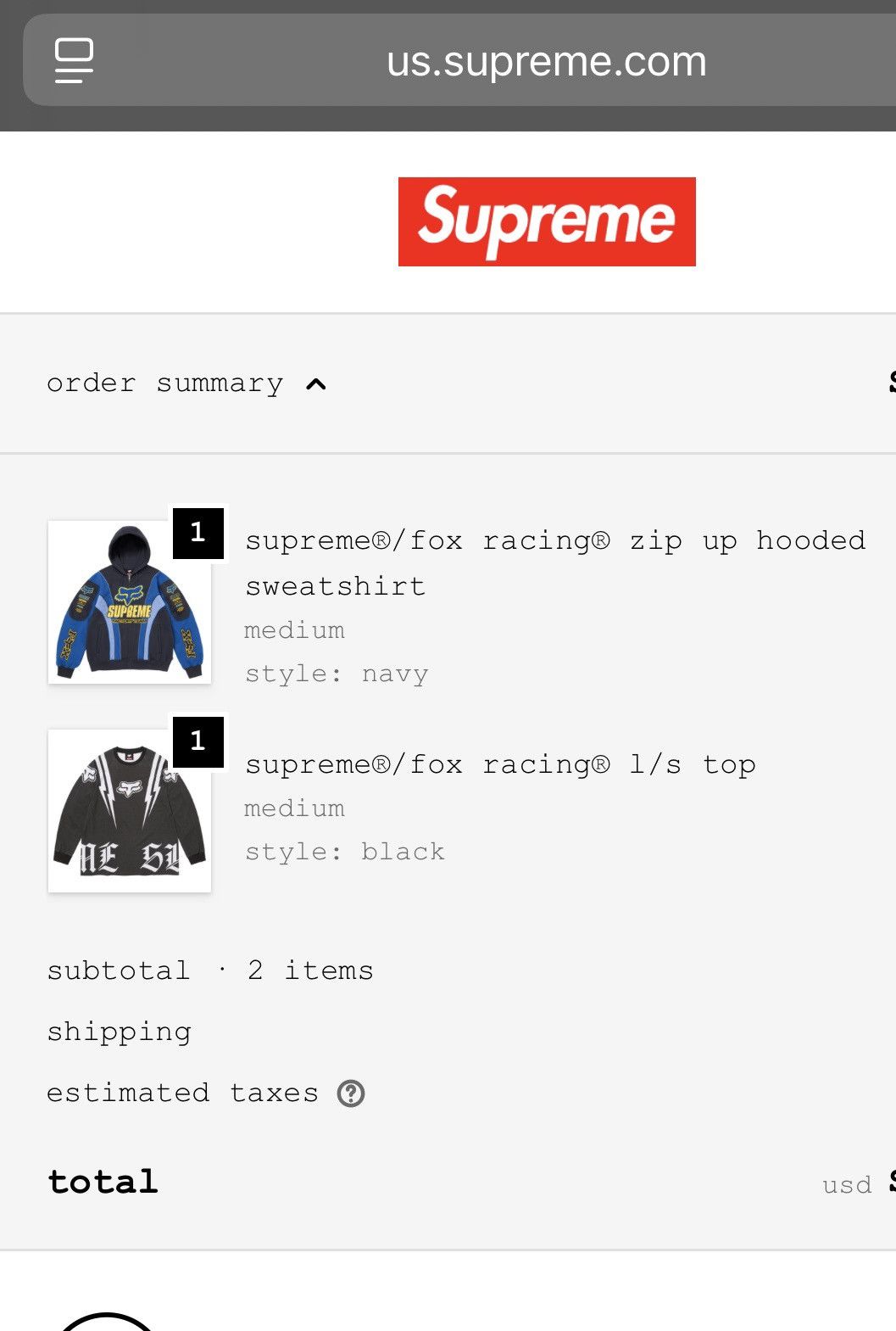 Fox Racing × Supreme Supreme Fox Racing Long Sleeve Top Medium Size US M / EU 48-50 / 2 - 8 Thumbnail