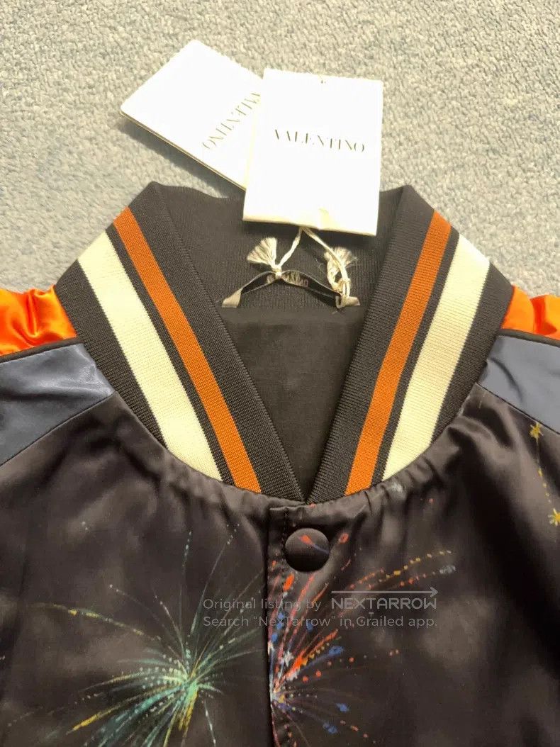 Valentino Valentino Fireworks silk jacket Size US L / EU 52-54 / 3 - 7 Thumbnail