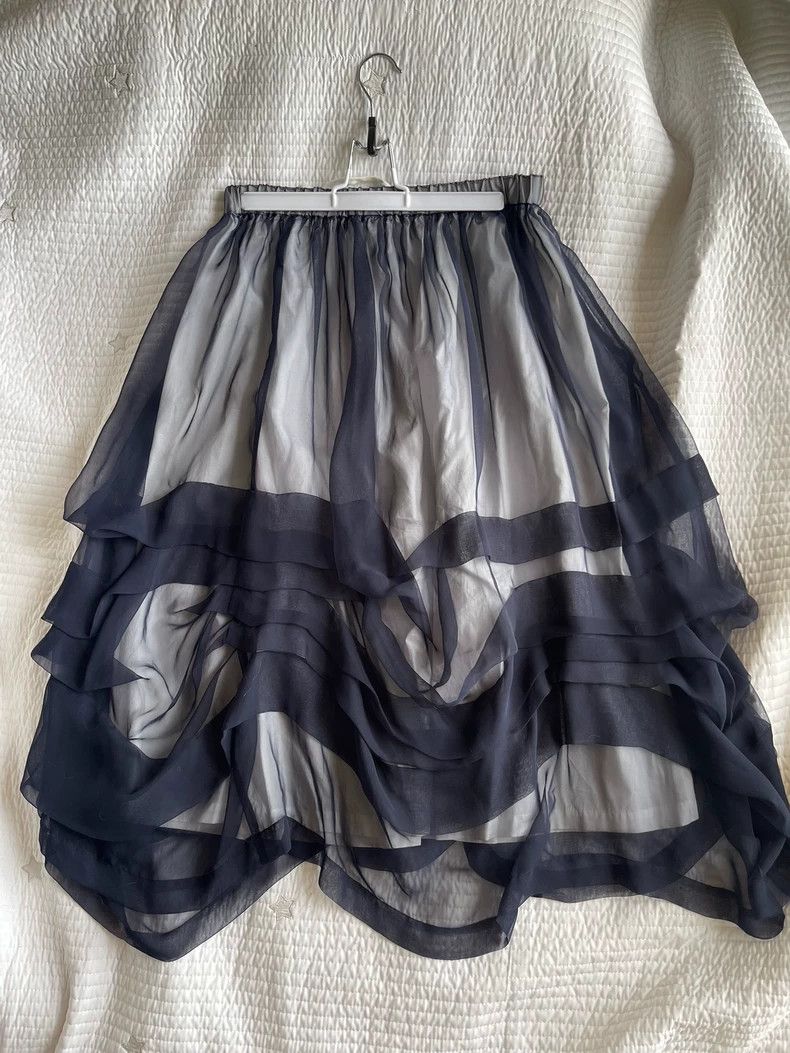Comme des Garcons Comme Des Garcons size M Layer-by-layer pleating+fringe+sk Size 23" - 3 Thumbnail